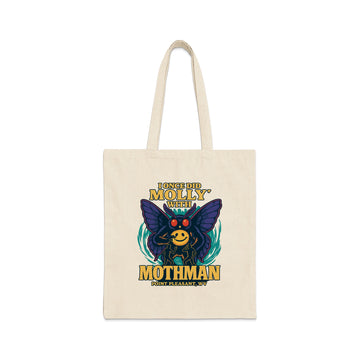 Mothman Print Pleasant WV Tote Bag Unique Product Type