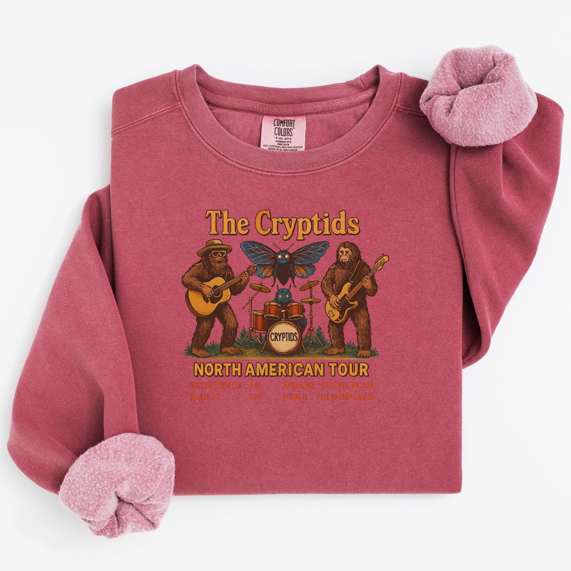 The Cryptids North American Tour Graphic Sweatshirt