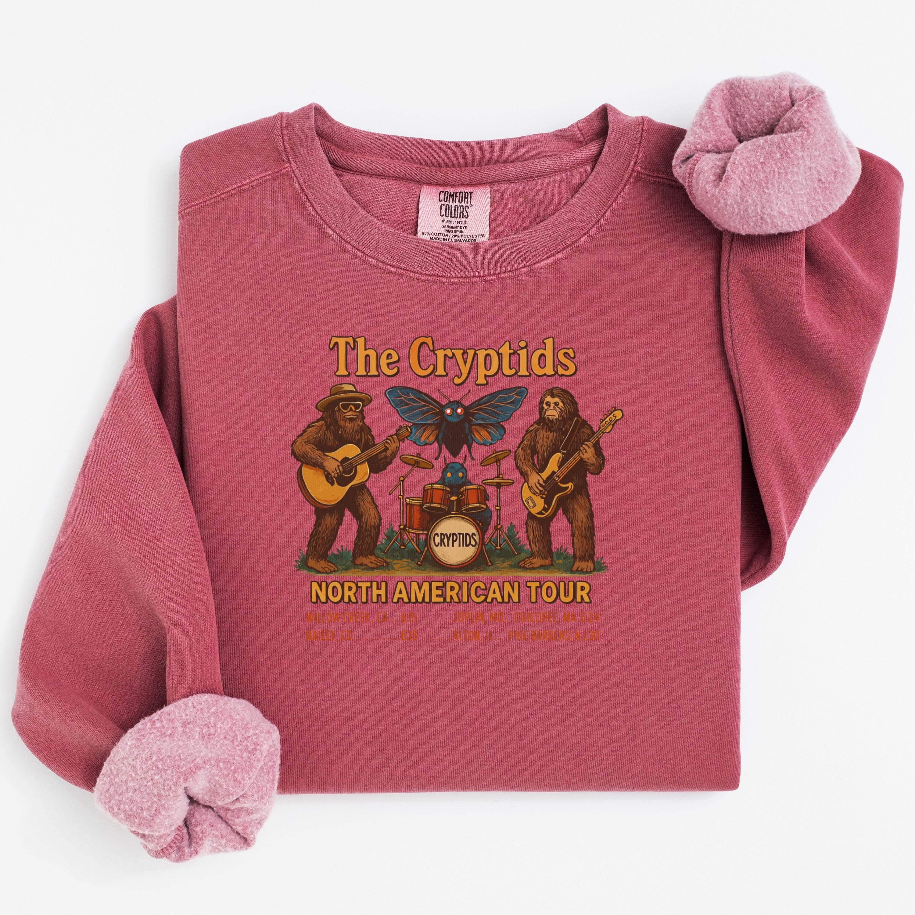 The Cryptids North American Tour Graphic Sweatshirt