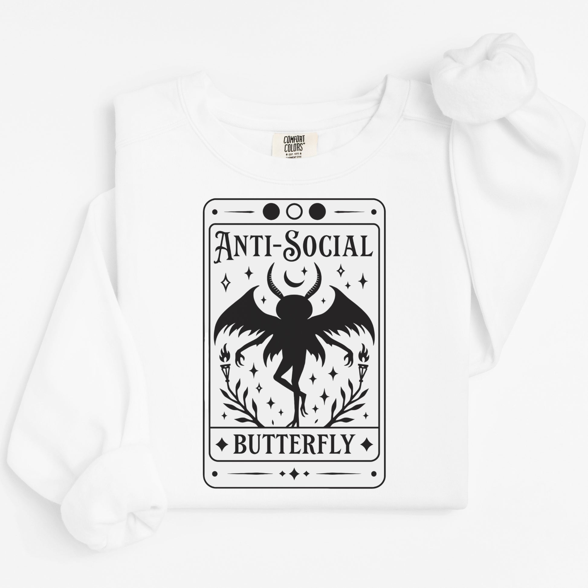Anti-Social Butterfly Graphic Sweatshirt Product