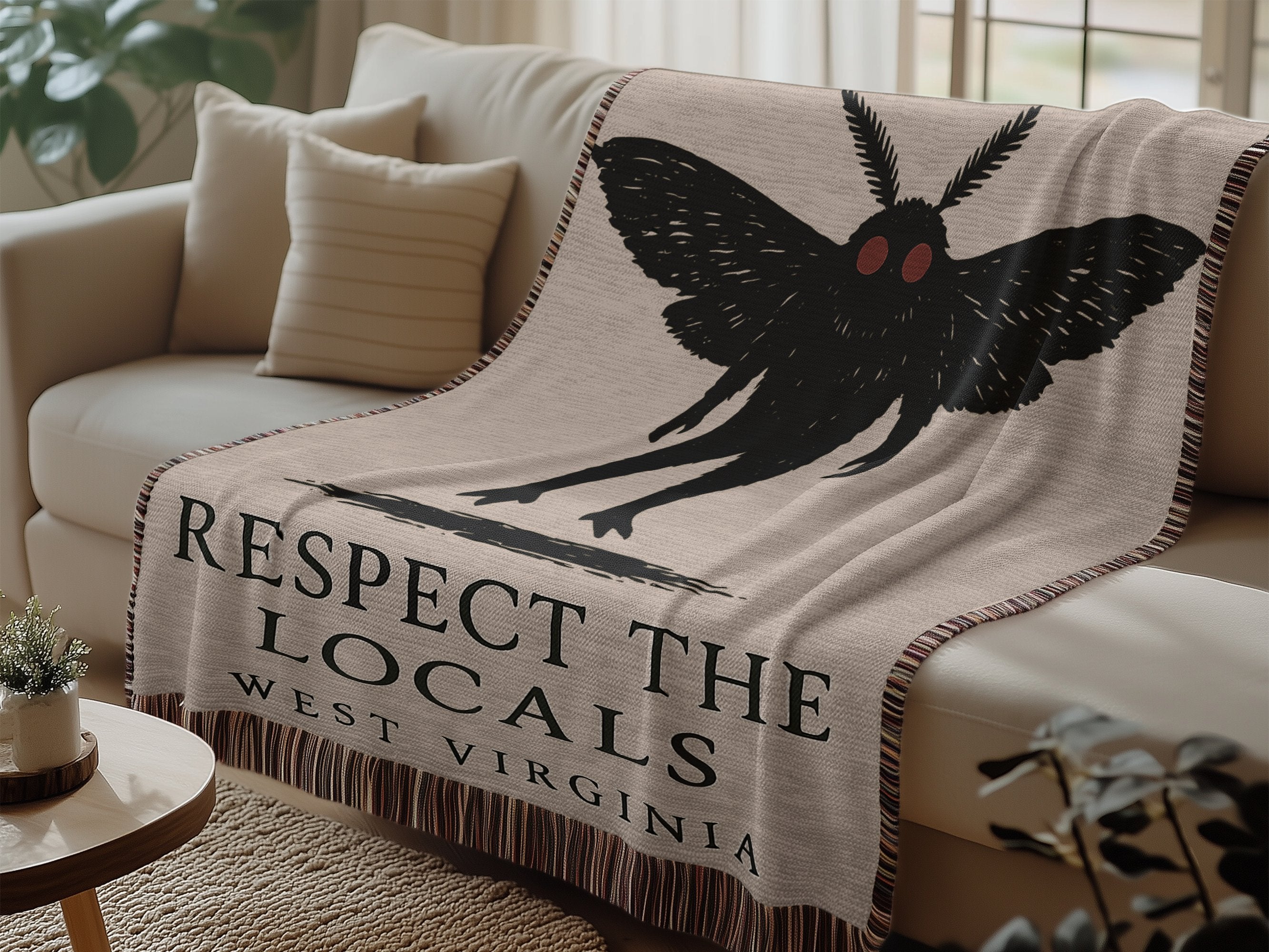 Respect the Locals West Virginia Blanket product type