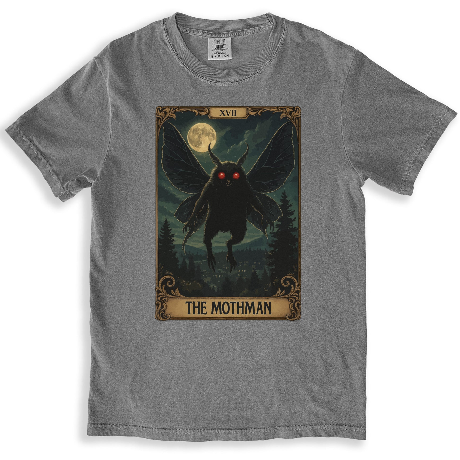 Graphic Mothman Tarot Card Design T-Shirt product