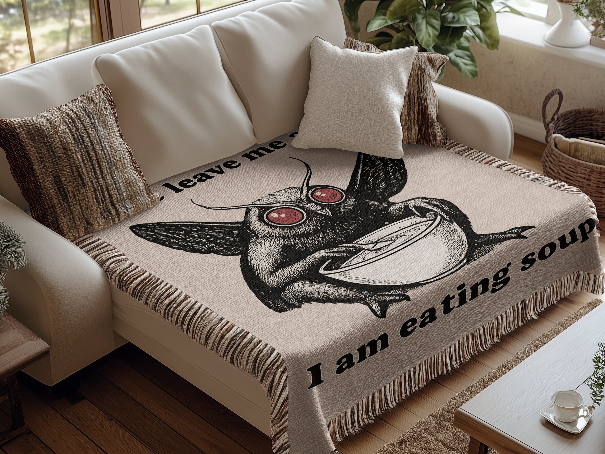 Leave Me Alone I Am Eating Soup Blanket product