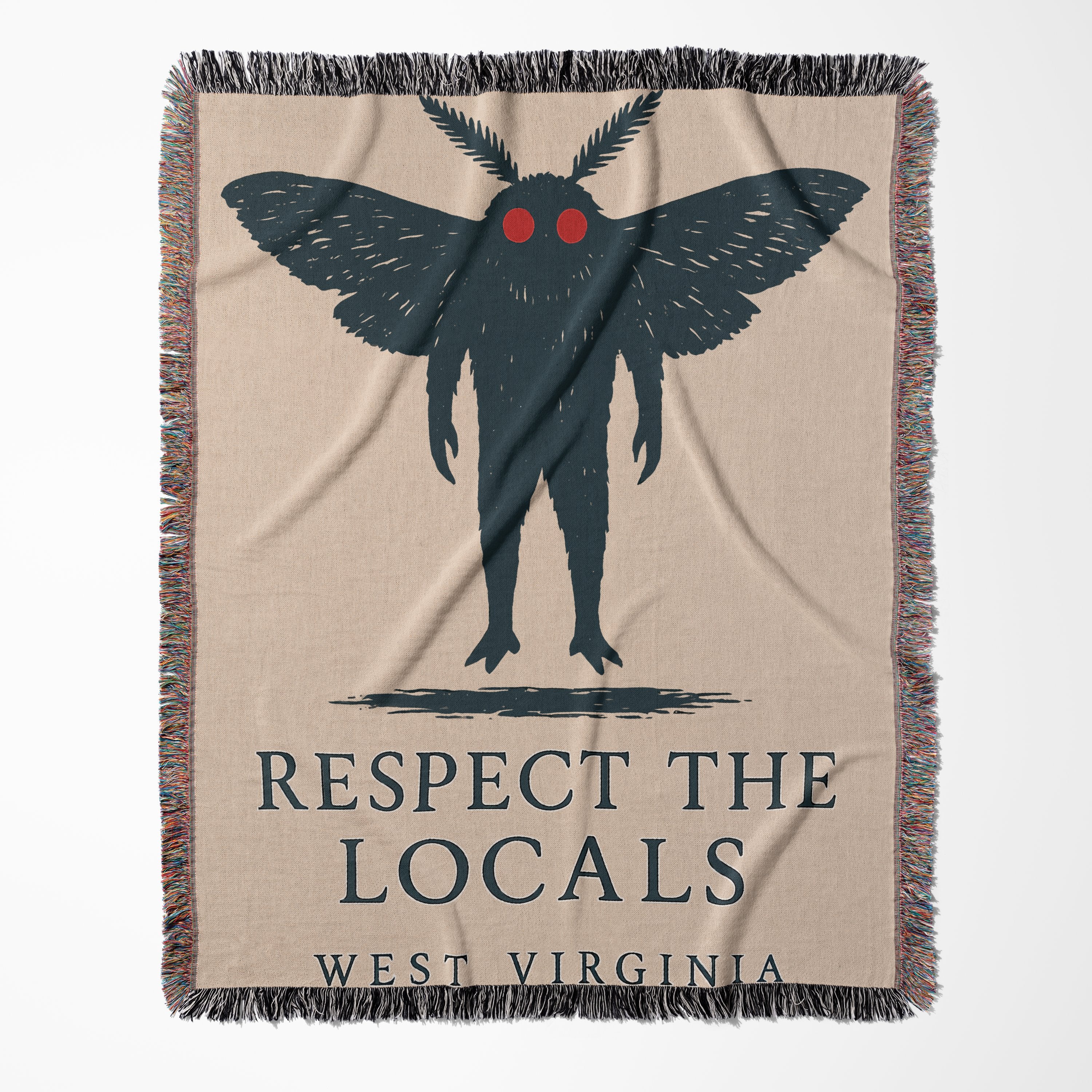 Respect The Locals West Virginia Blanket product type