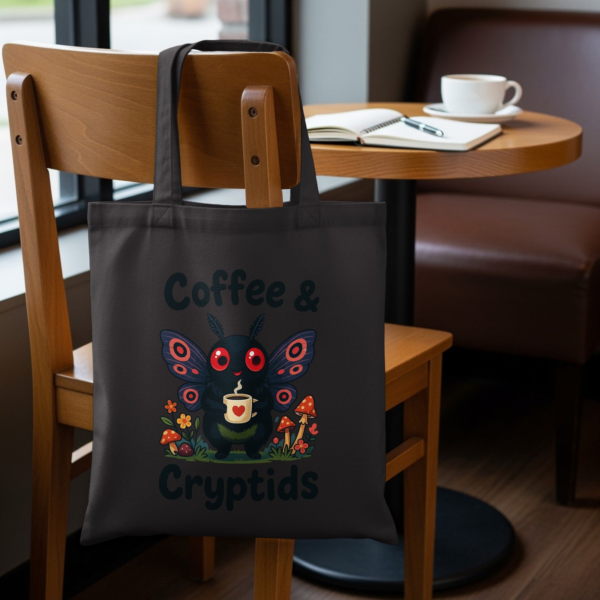 Coffee and Cryptids Design Tote Bag product