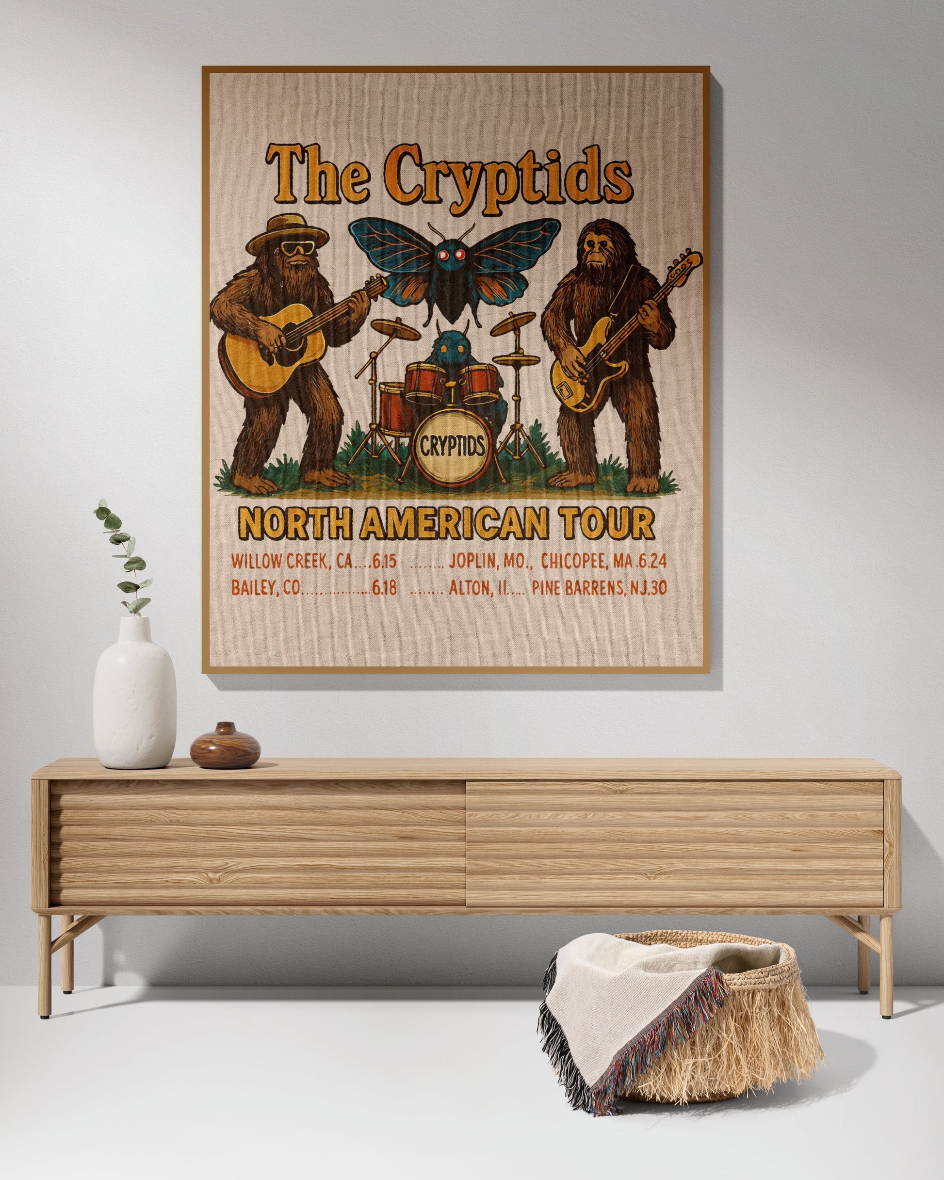 The Cryptids North American Tour Poster Product