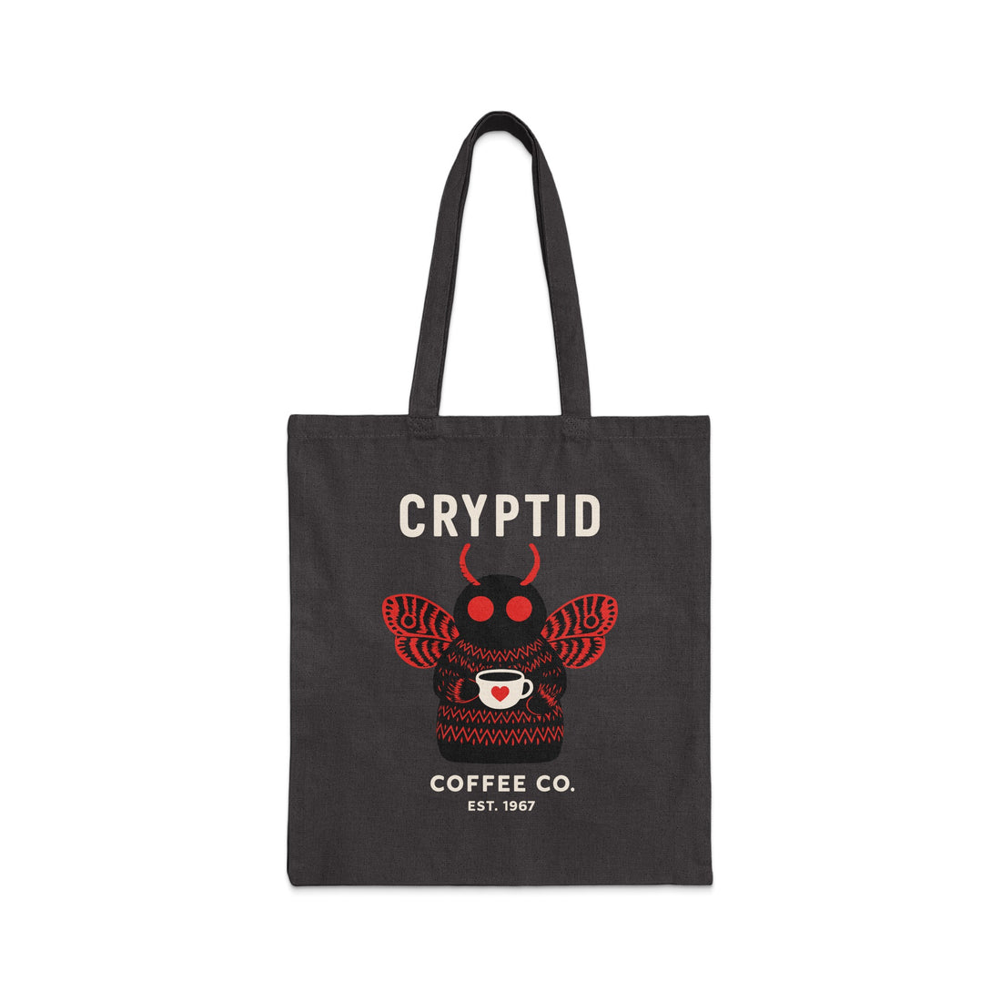 Cryptid Coffee Co EST 1987 Tote Bag product type