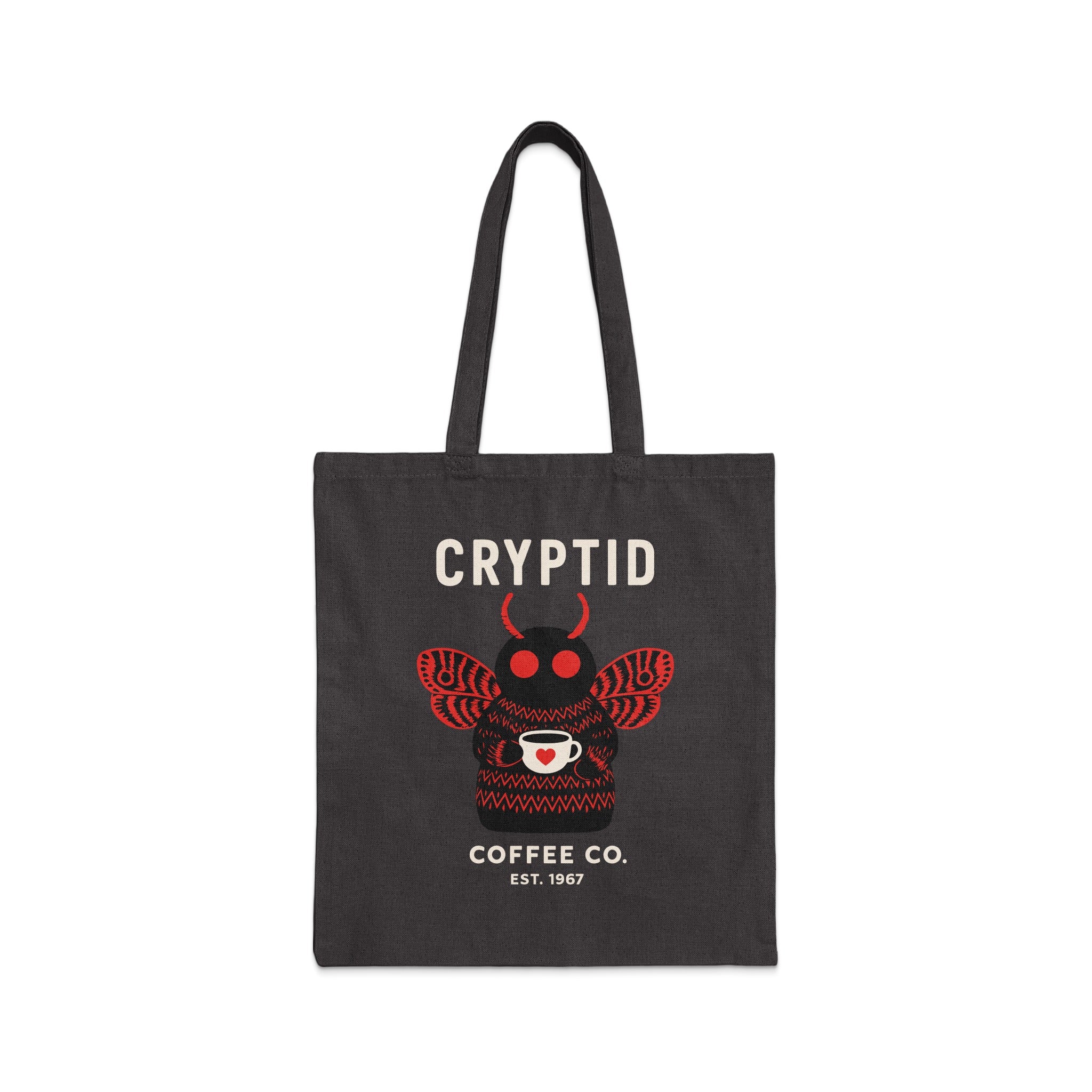 Cryptid Coffee Co Est. 1967 Design Tote Bag product type