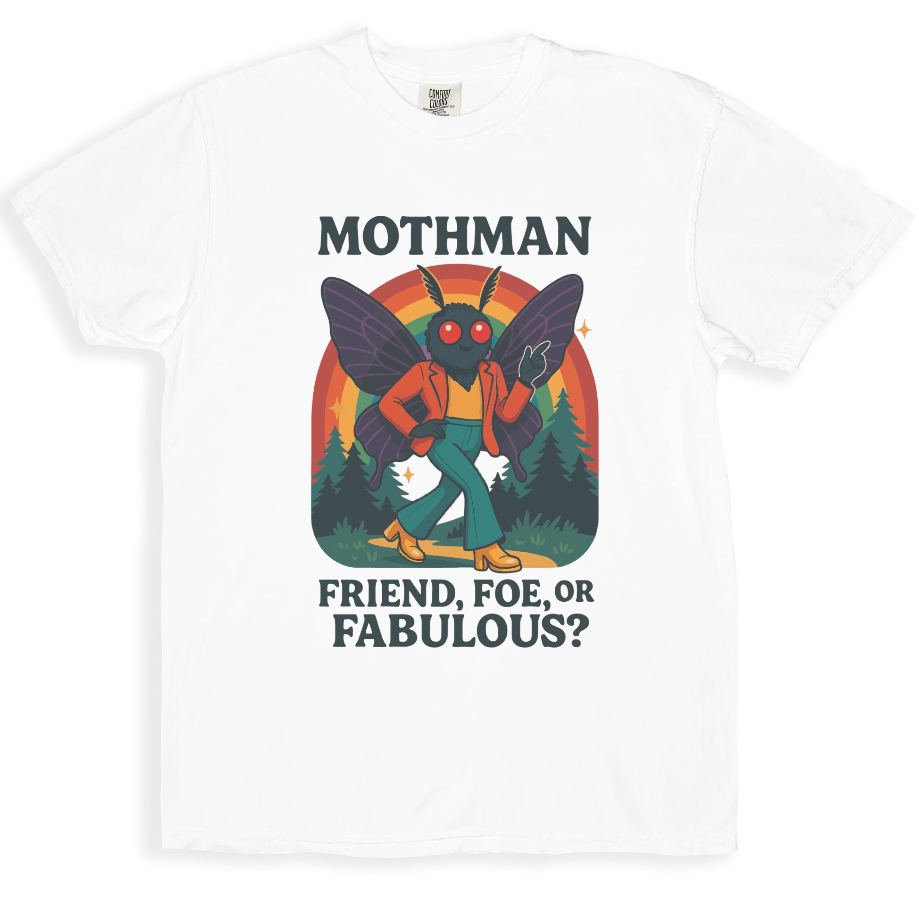 Mothman Friend Foe or Fabulous Graphic T-Shirt product