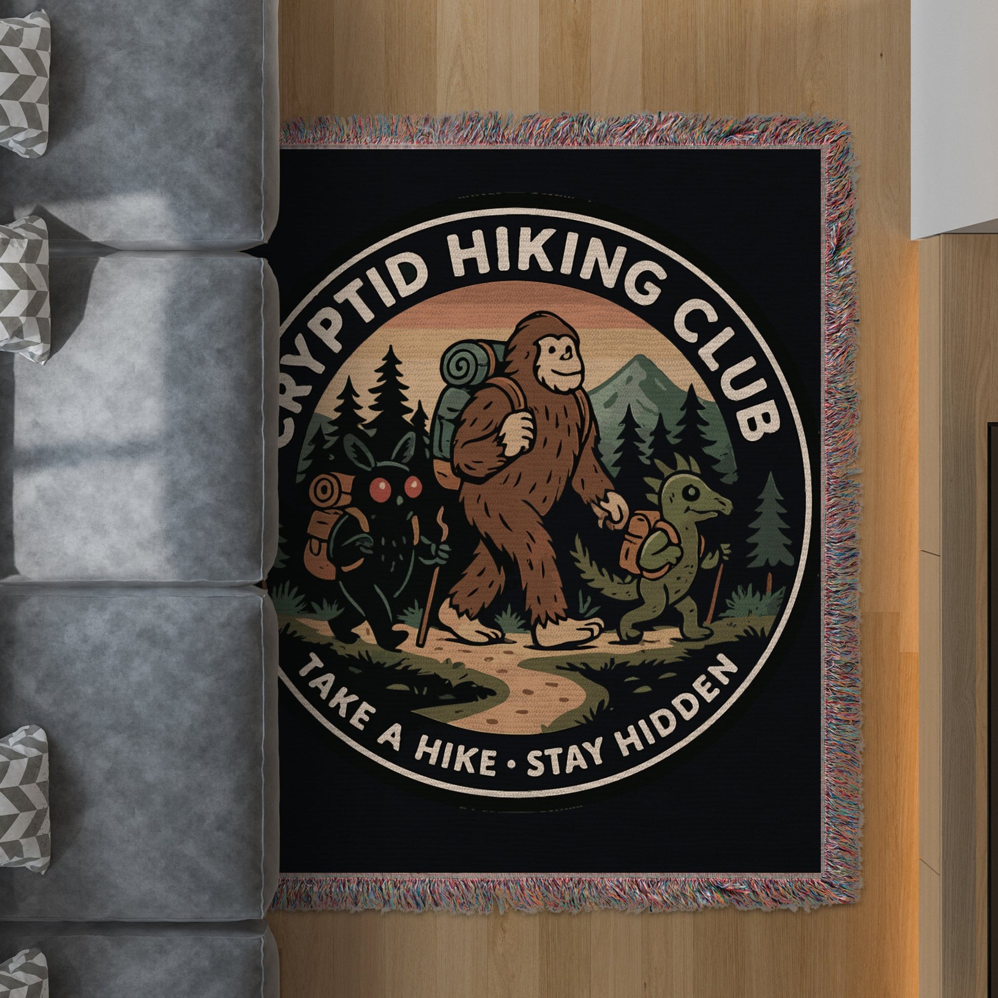 Cryptid Hiking Club Take A Hike Stay Hidden product type