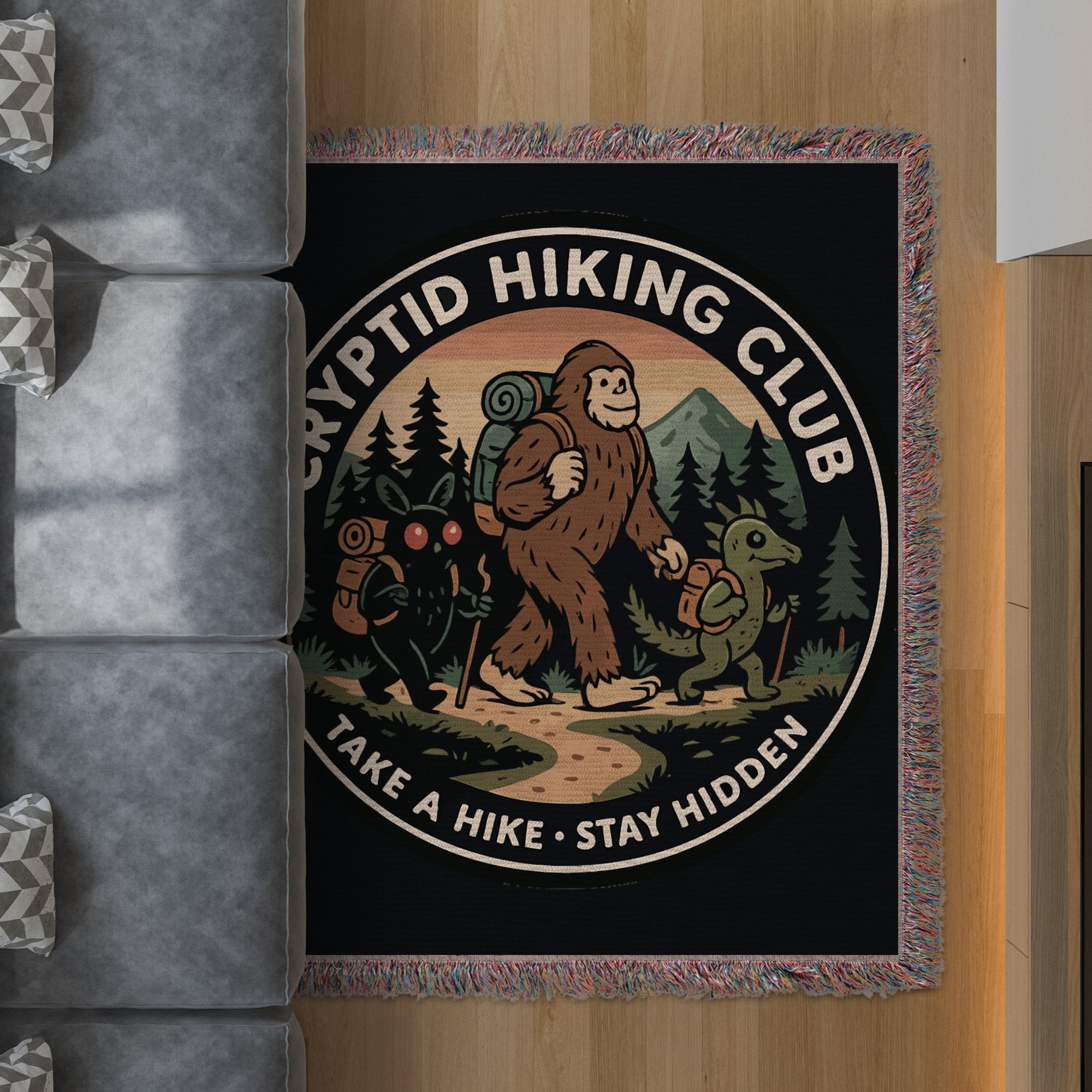 Cryptid Hiking Club Take A Hike Stay Hidden product type