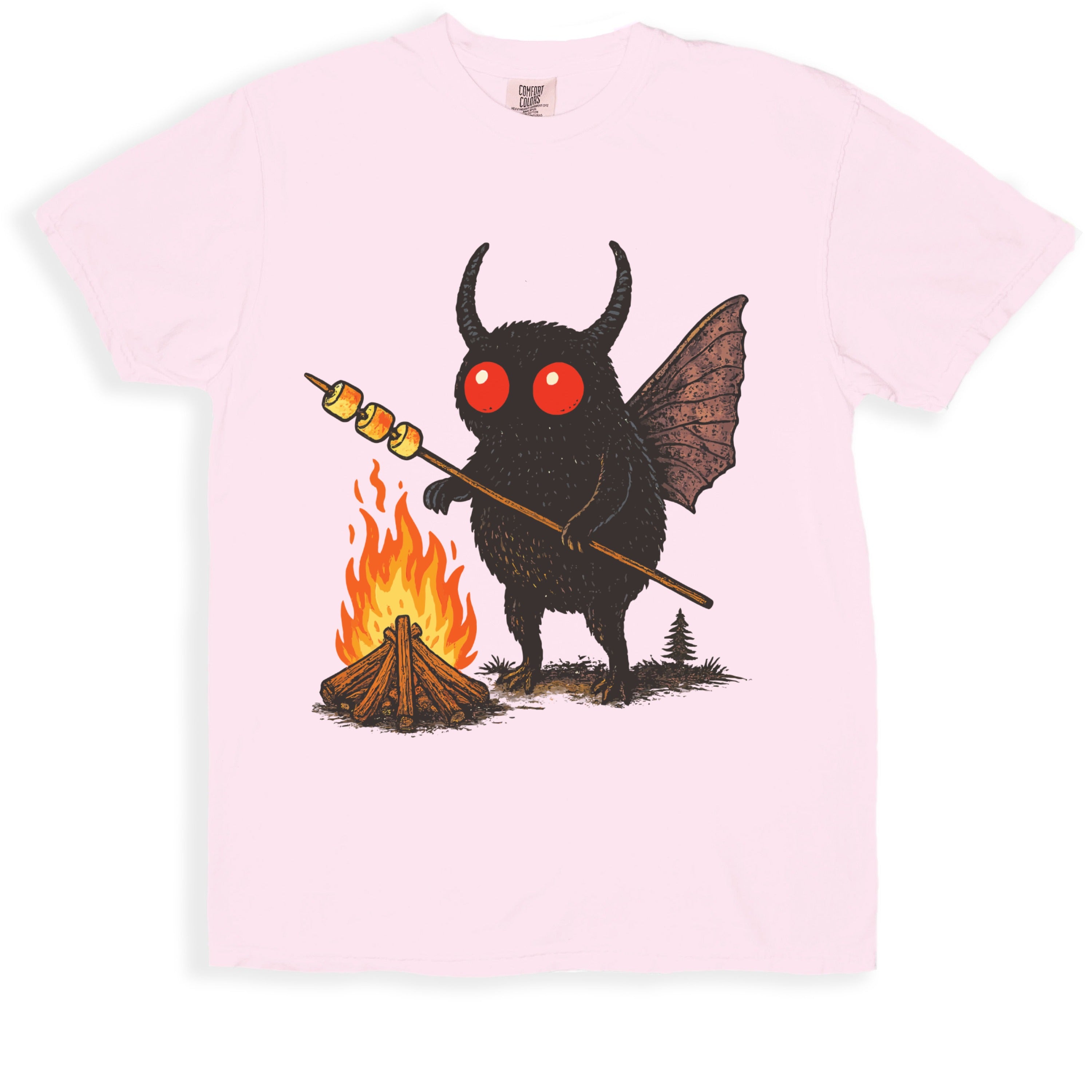 Cute Monster Campfire Graphic Tee product type