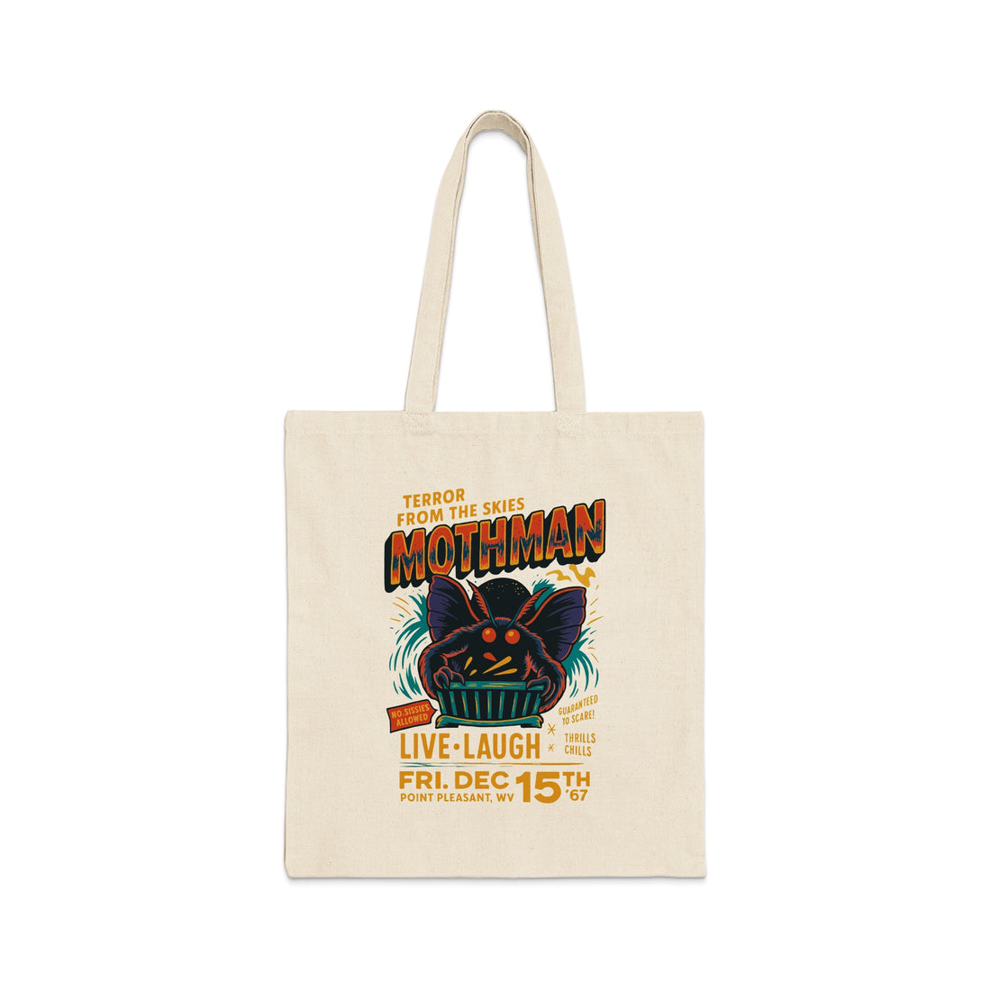Terror From The Skies Mothman Tote Bag product
