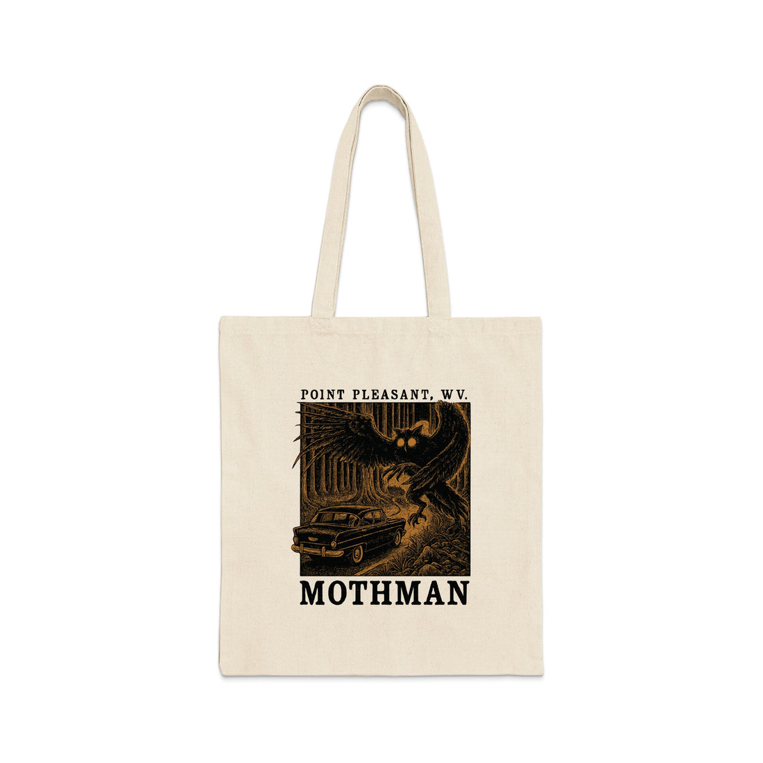 Point Pleasant WV Mothman Tote Bag unique product type