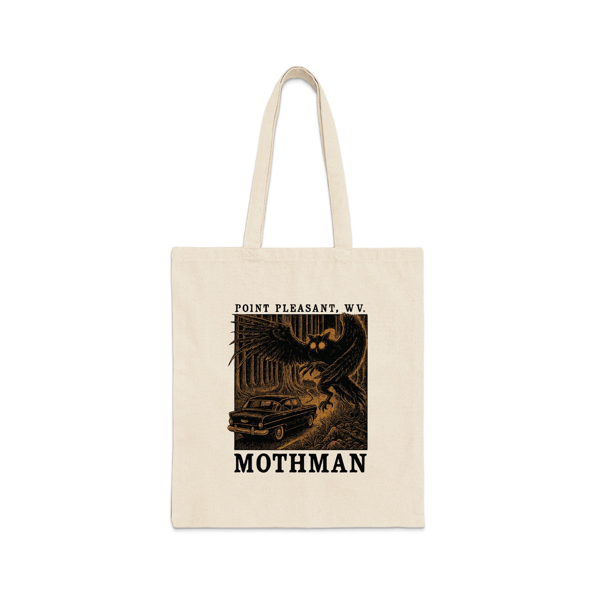 Point Pleasant WV Mothman Tote Bag unique product type