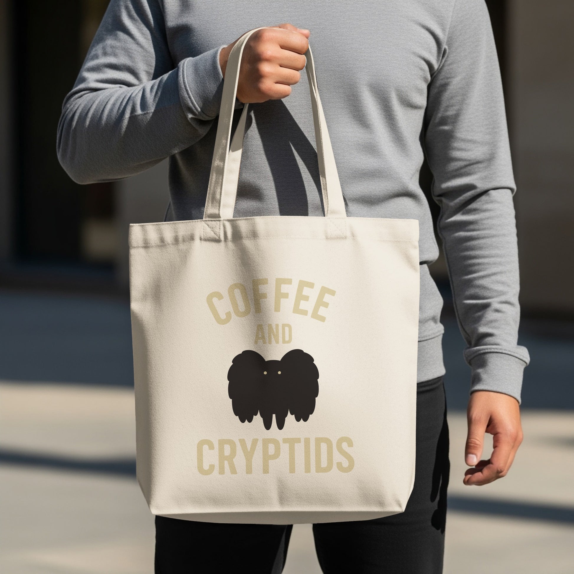 Coffee and Cryptids Tote Bag Casual Everyday Use product
