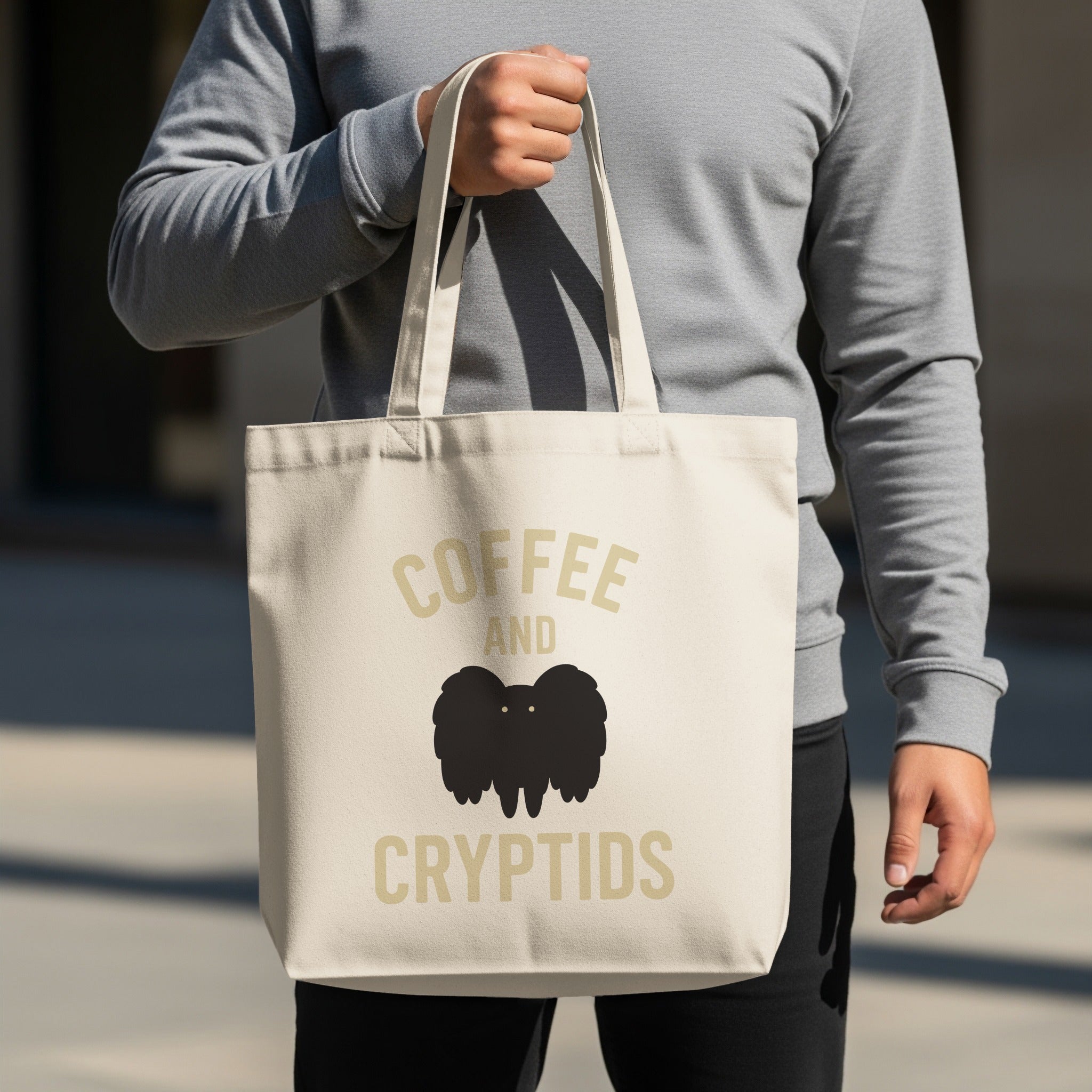 Coffee and Cryptids Tote Bag Casual Everyday Use product