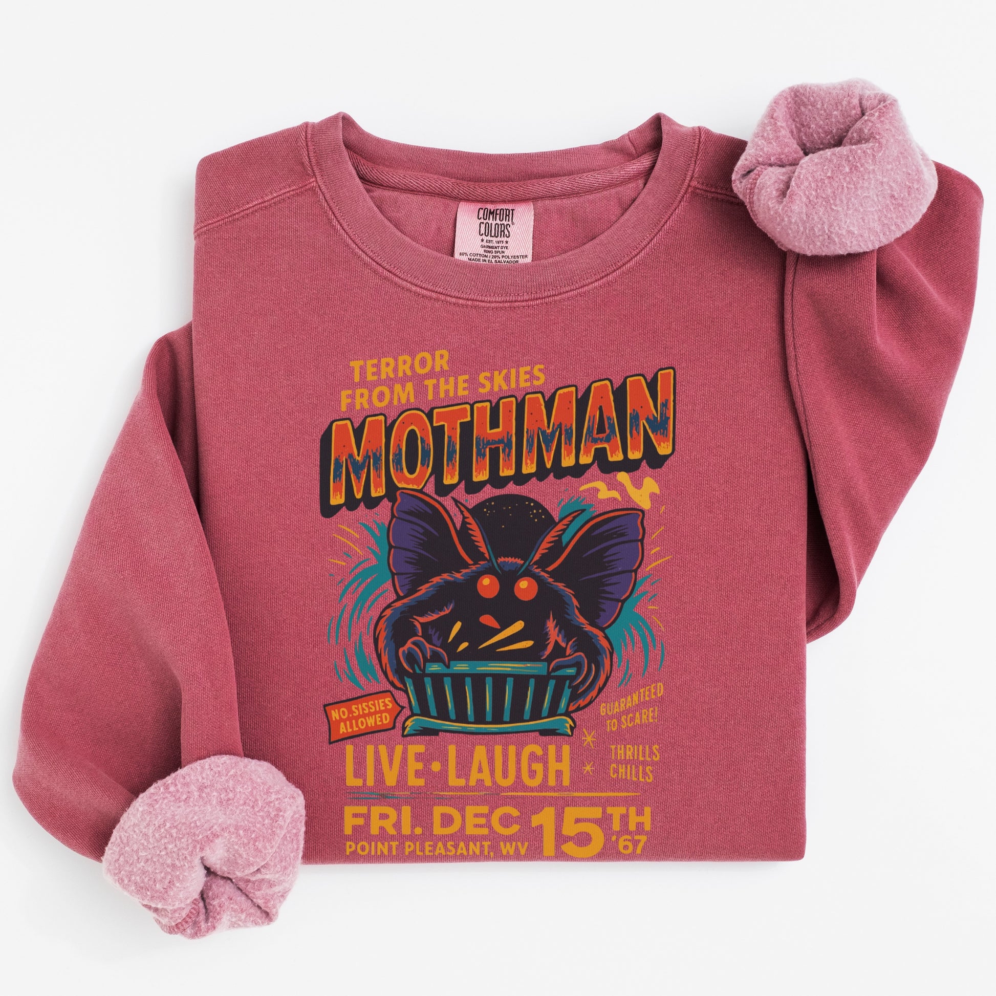 Mothman Terror From The Skies Graphic Sweatshirt product