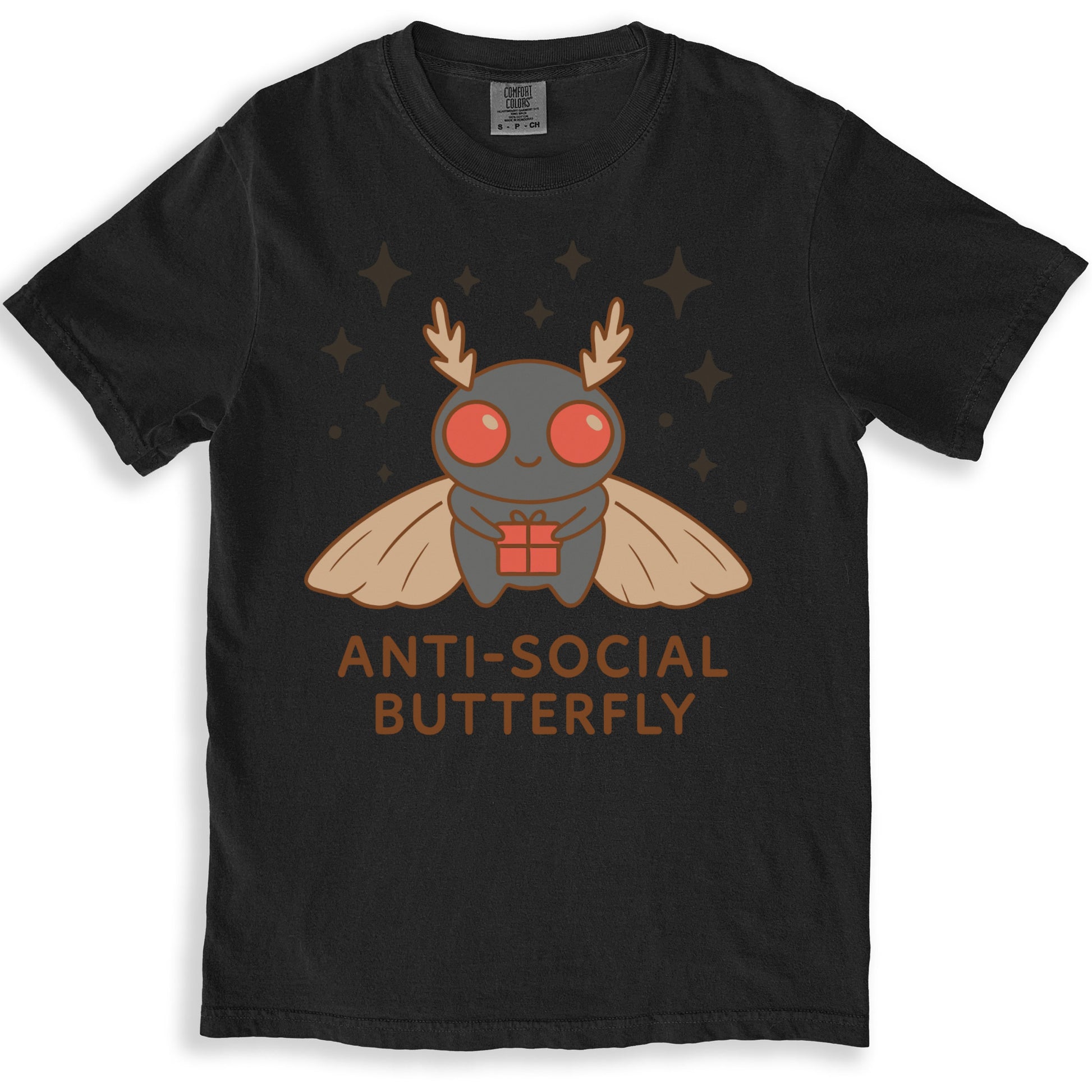 Adorable Anti-Social Butterfly Graphic T-Shirt Product