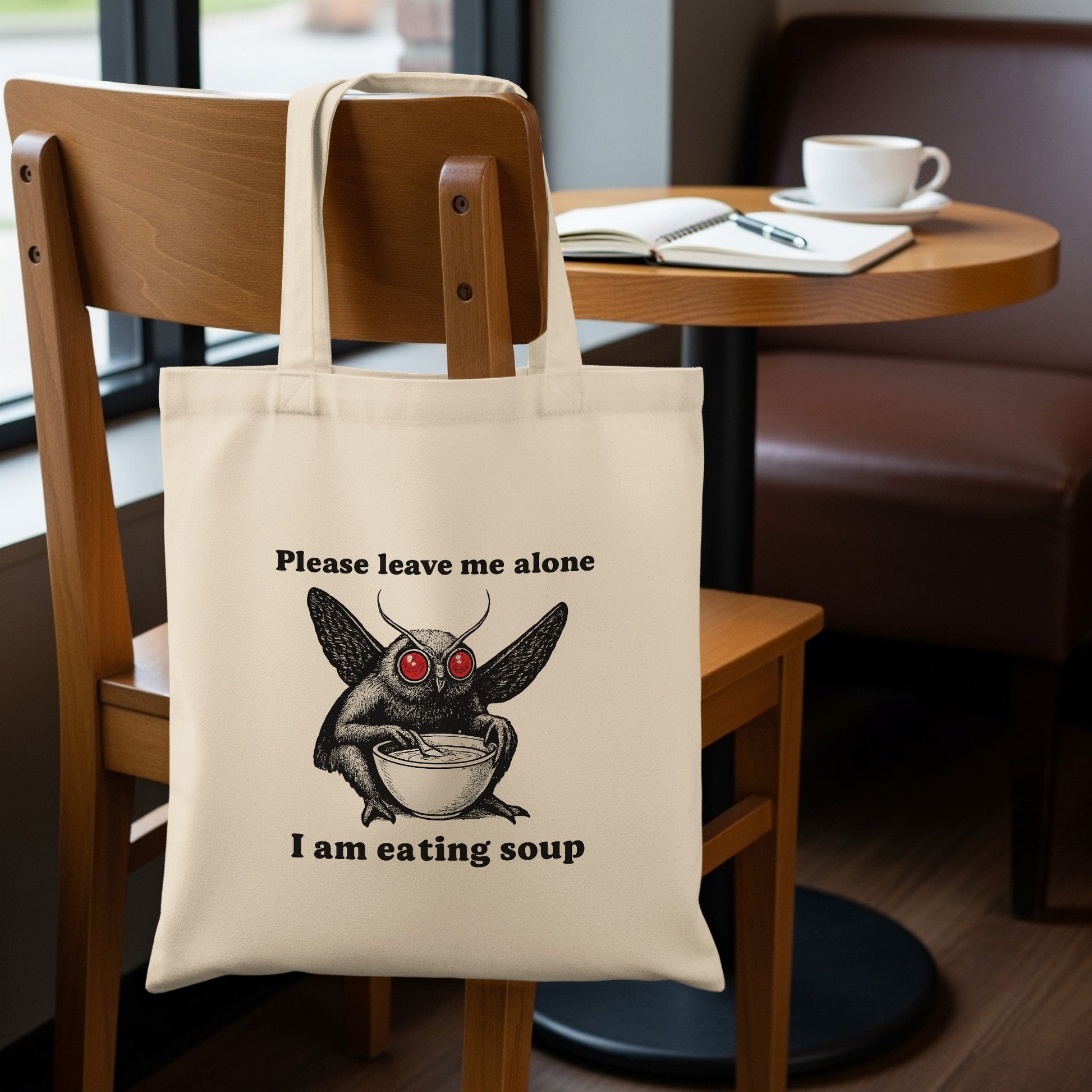 Please Leave Me Alone I Am Eating Soup Tote Bag Product