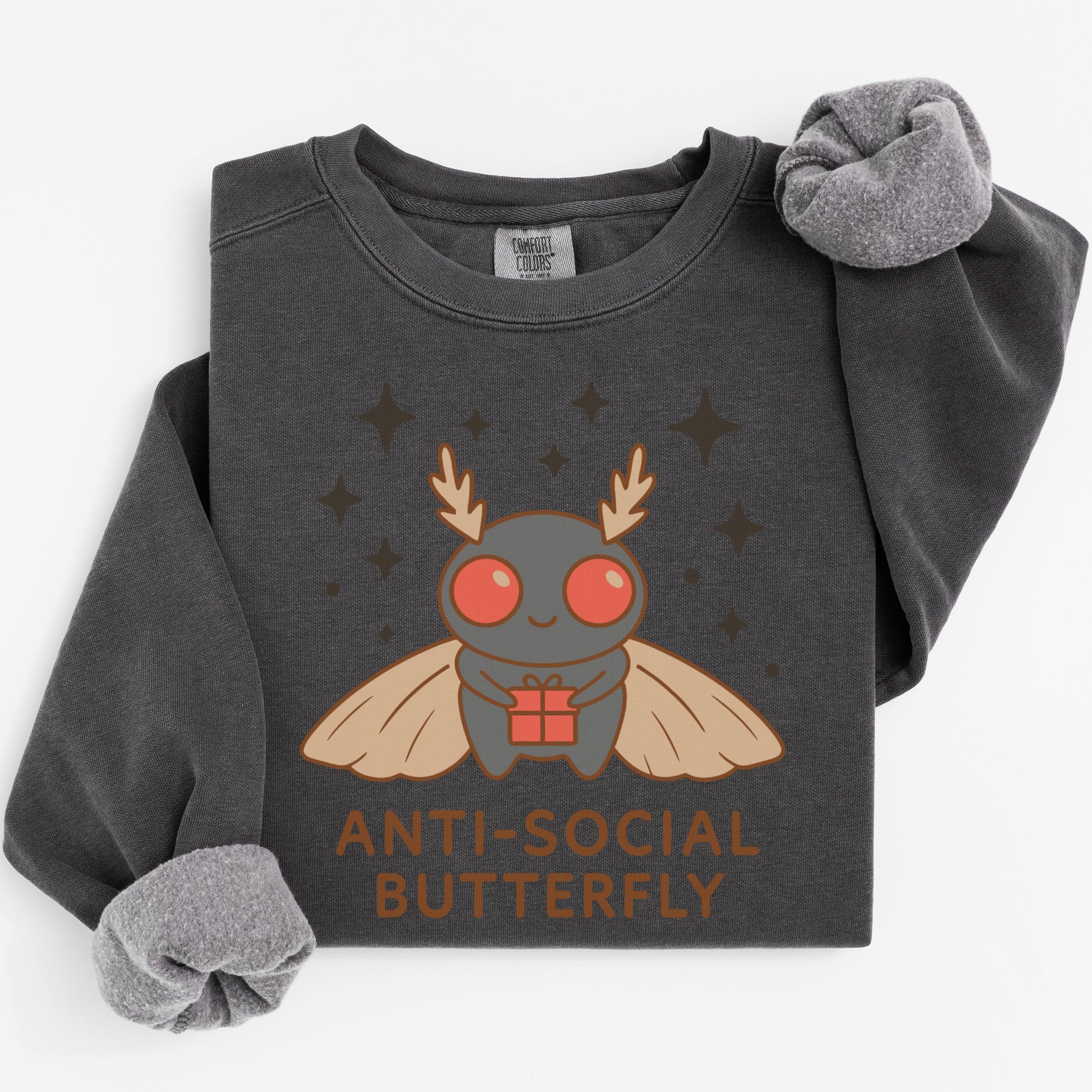 Anti Social Butterfly Cute Insect Graphic Shirt product