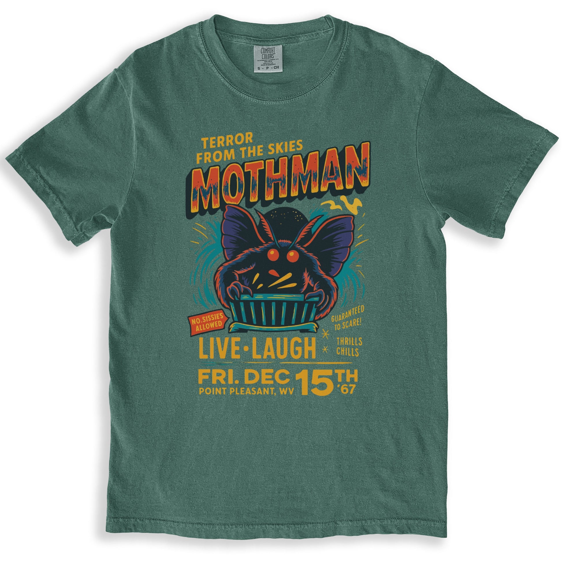 Terror From The Skies Mothman Live Laugh T-Shirt product