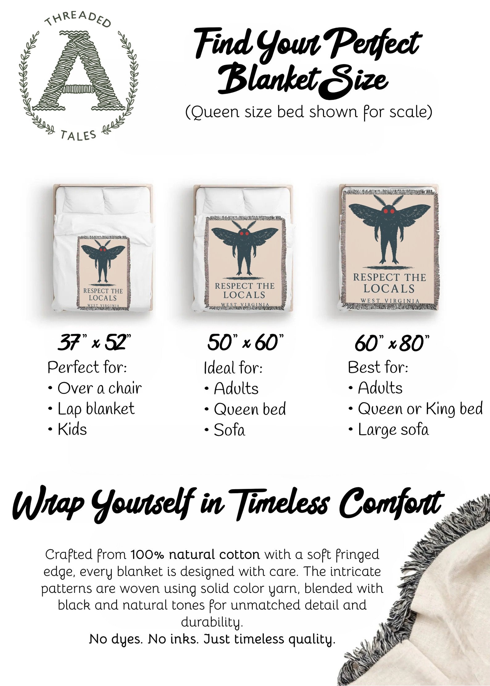 Find Your Perfect Size Blanket Product