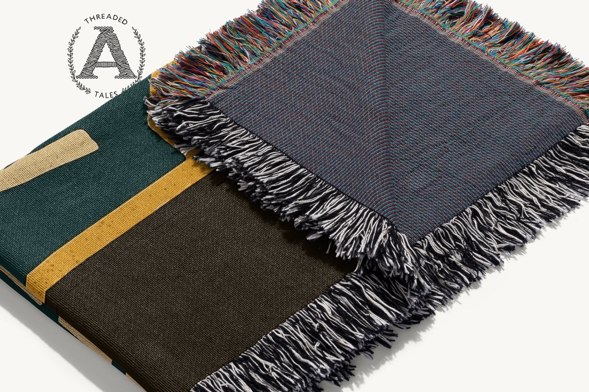 Vibrant Multi-Patterned Woven Decorative Blanket product