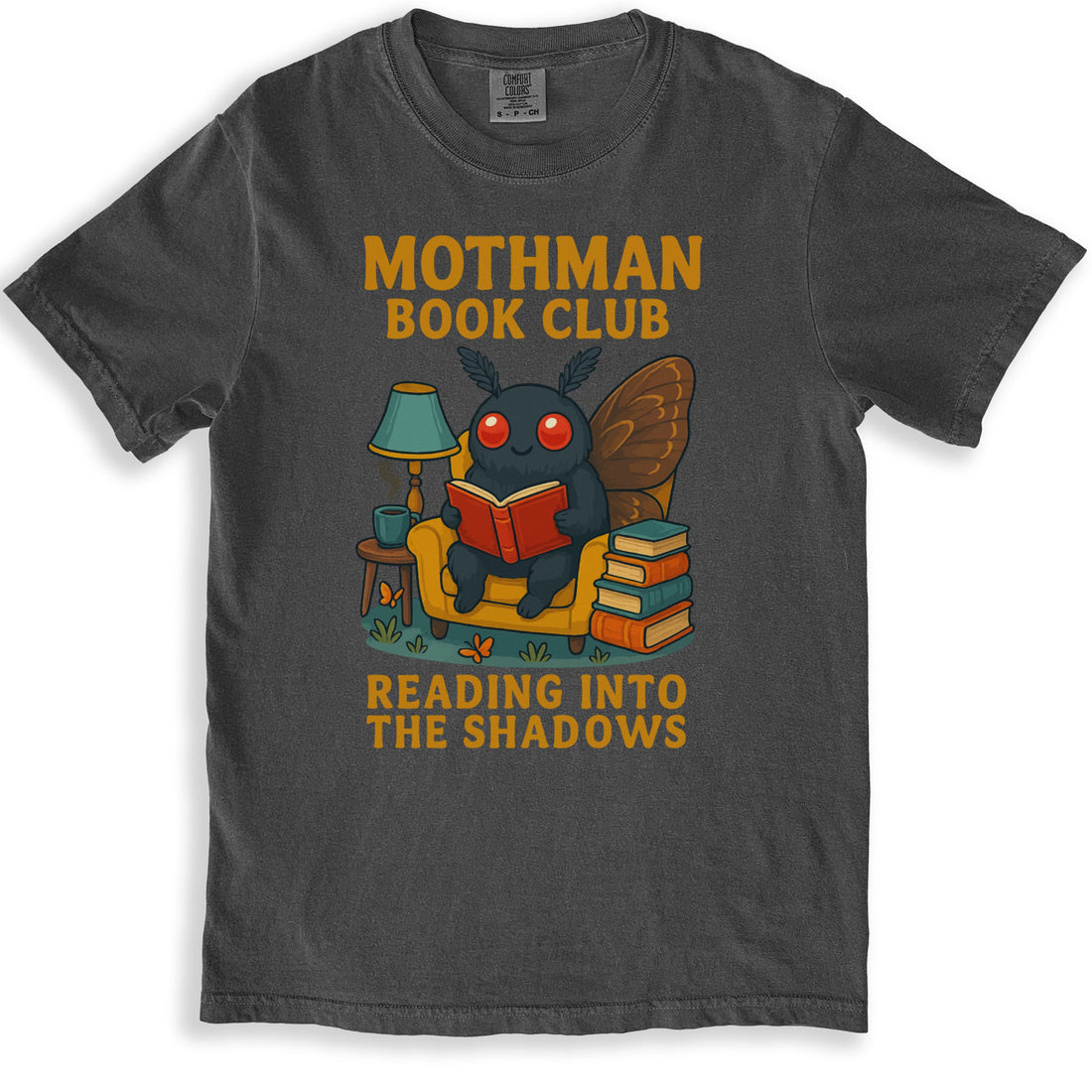 Mothman Book Club Reading Into The Shadows T-shirt product