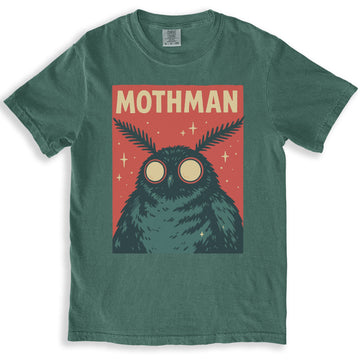 MOTHMAN Graphic Eyes Starry Background Unique Shirt product