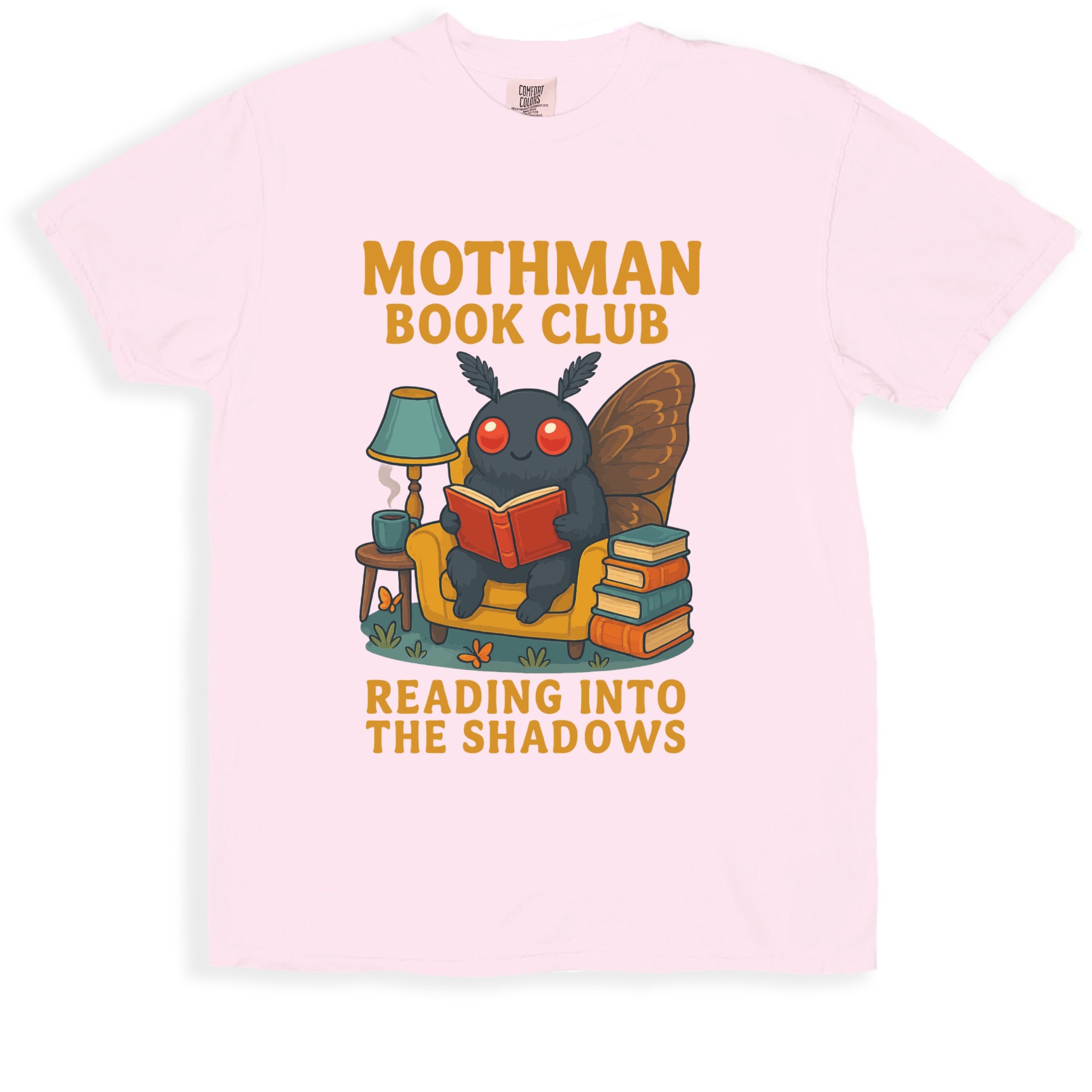 Mothman Book Club Reading Into The Shadows shirt
