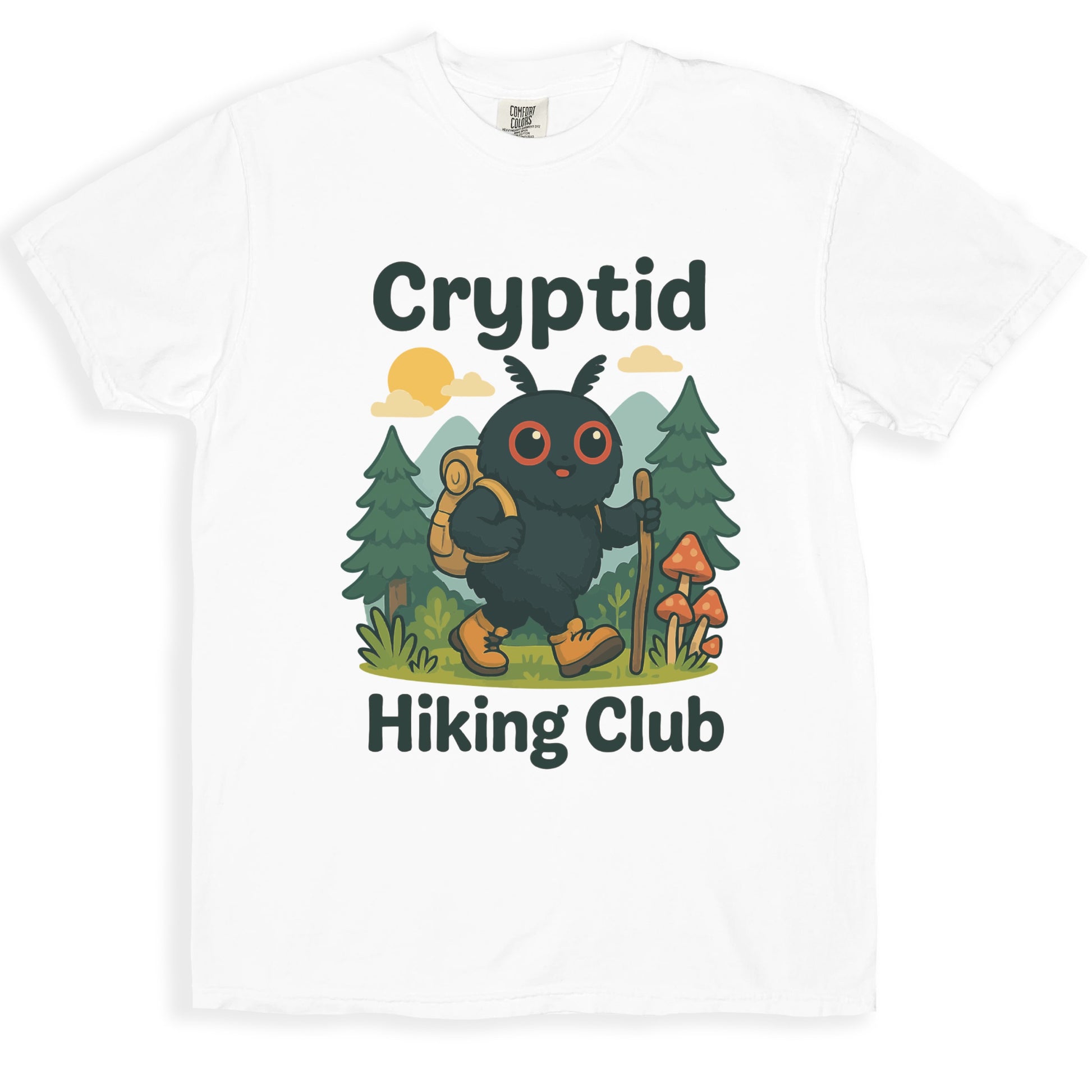 Cryptid Hiking Club Graphic Tee Shirt product