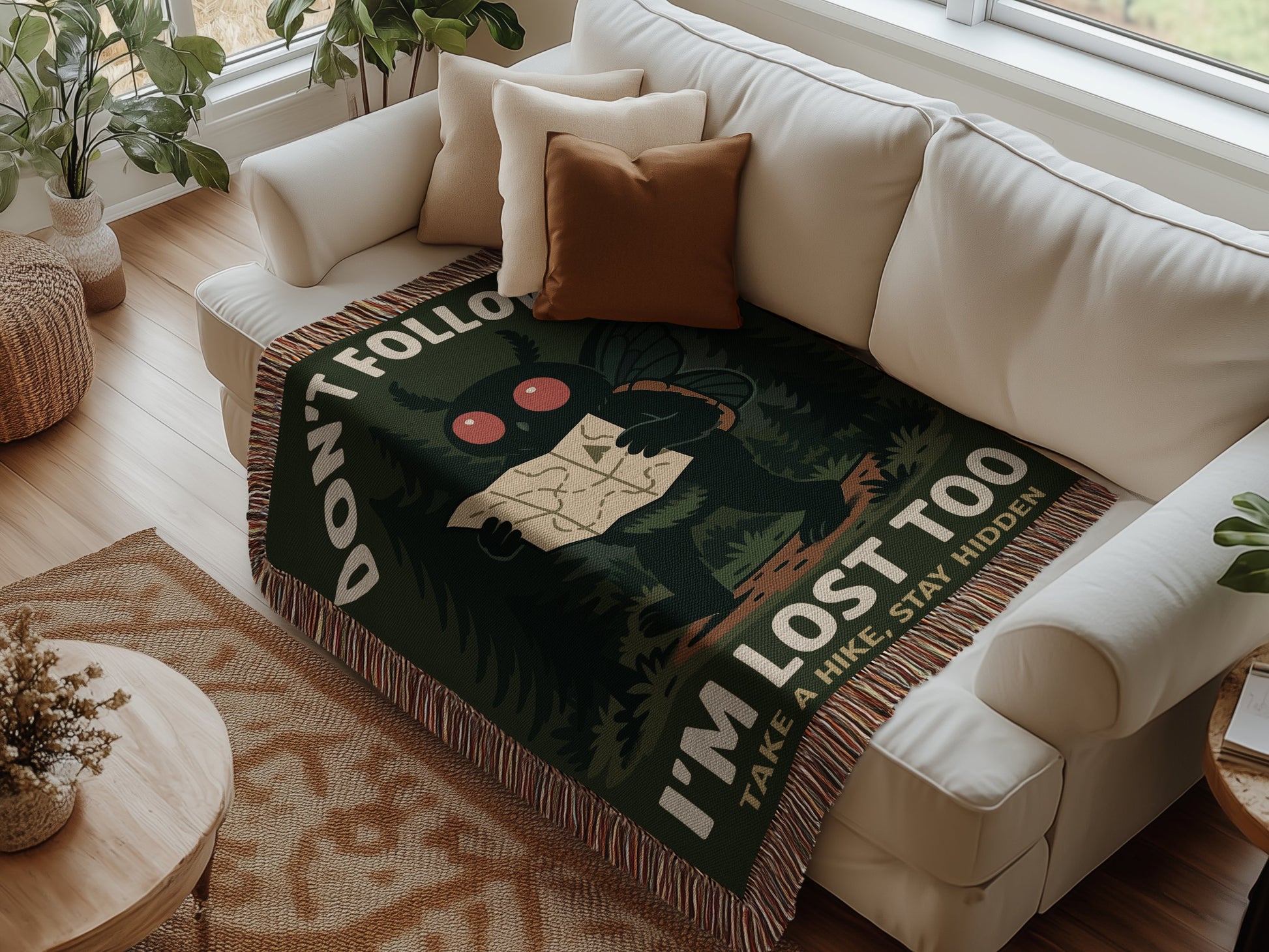 I'm Lost Too Take A Hike Stay Hidden Blanket product
