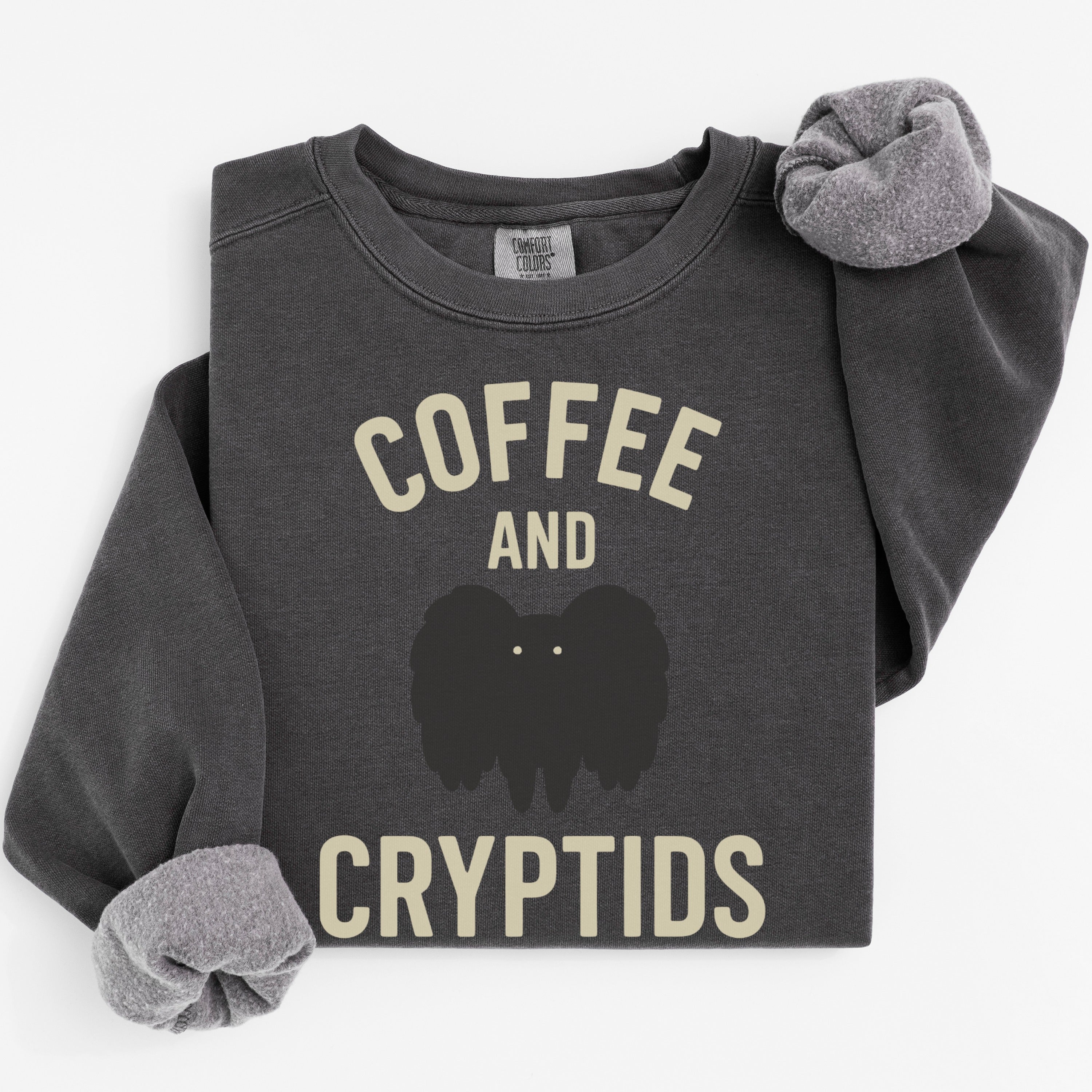 Coffee and Cryptids Graphic Crewneck product type
