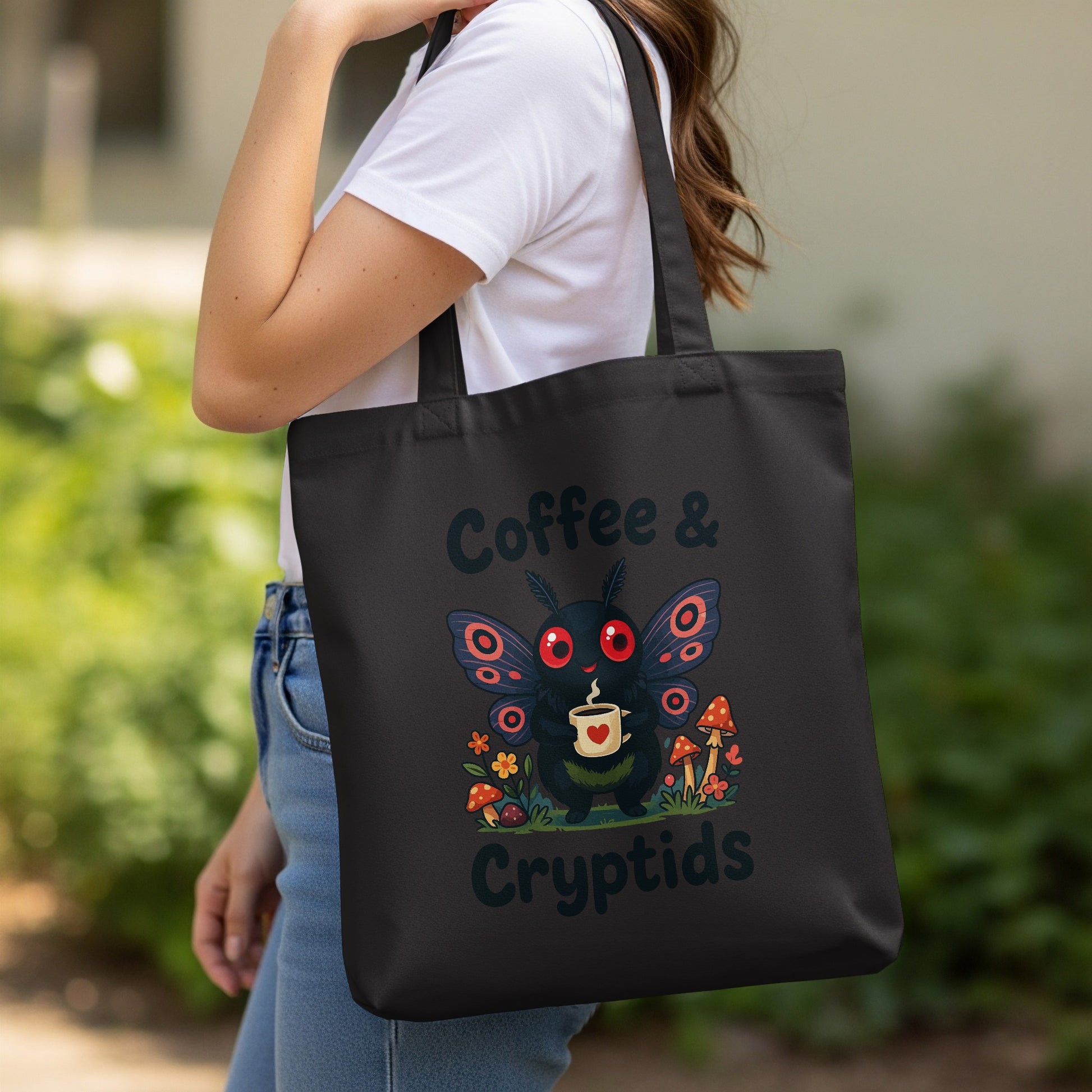 Coffee and Cryptids Tote Bag product