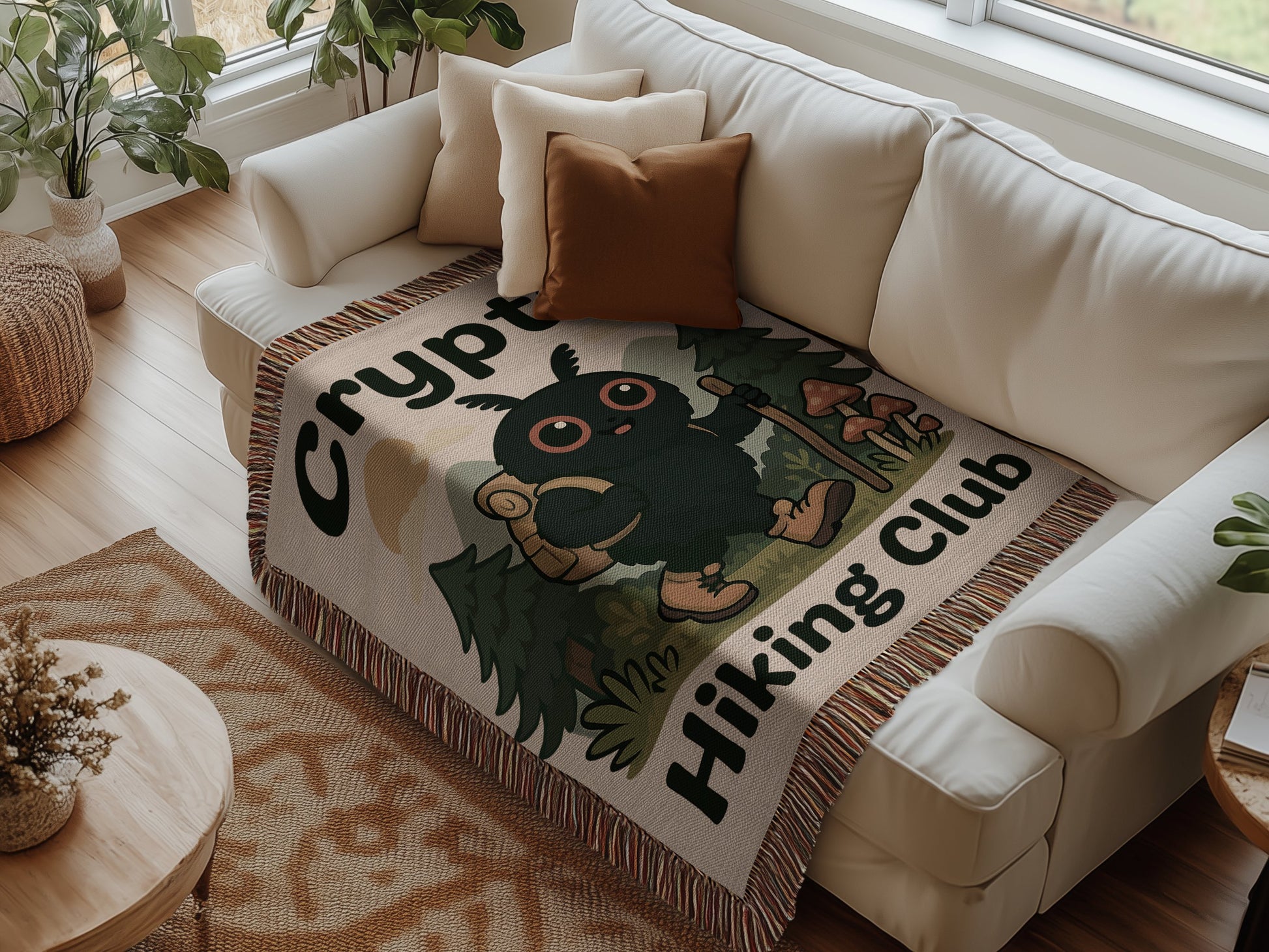 Cryptid Hiking Club Blanket product type