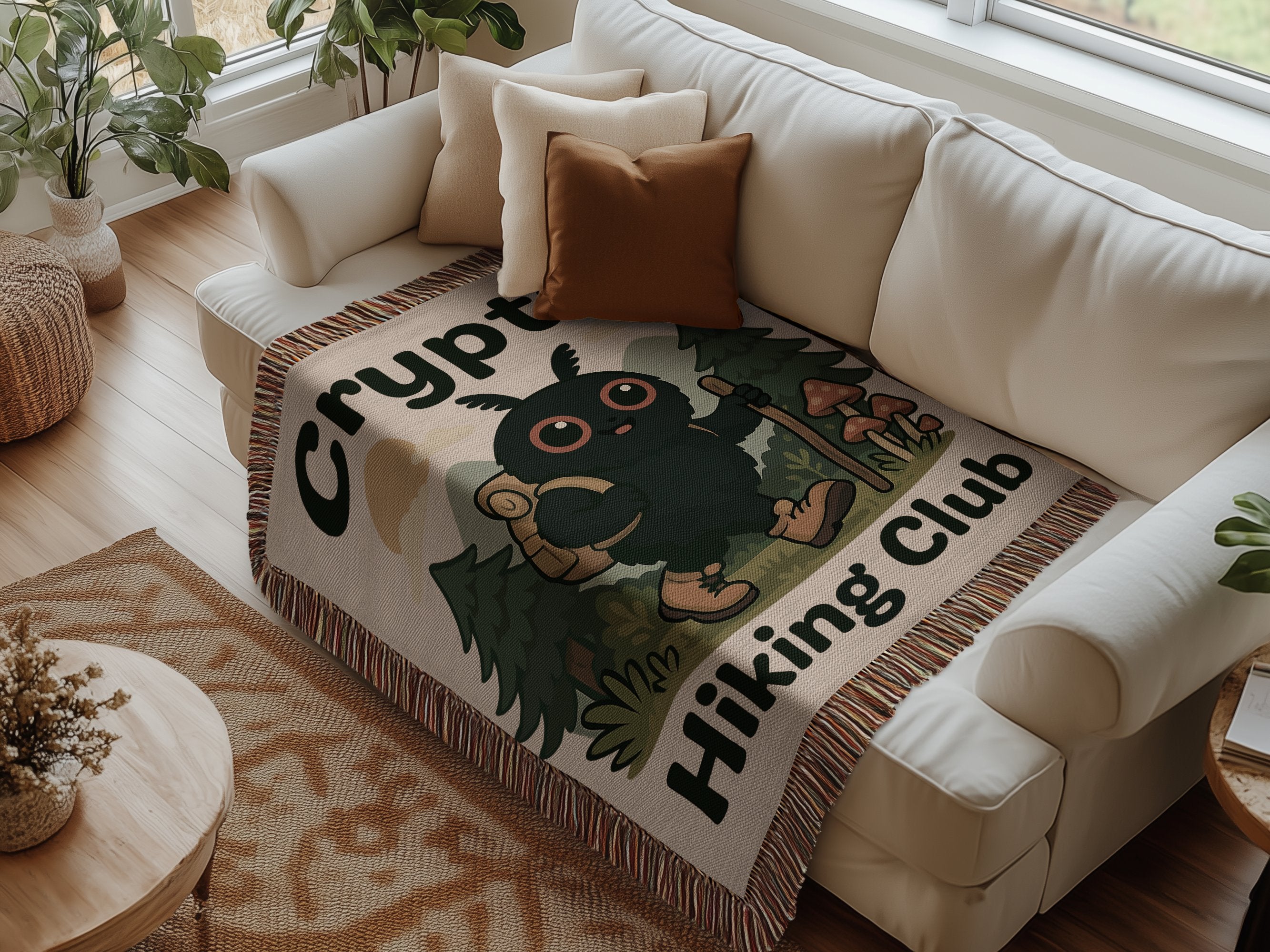 Cryptid Hiking Club Blanket product type