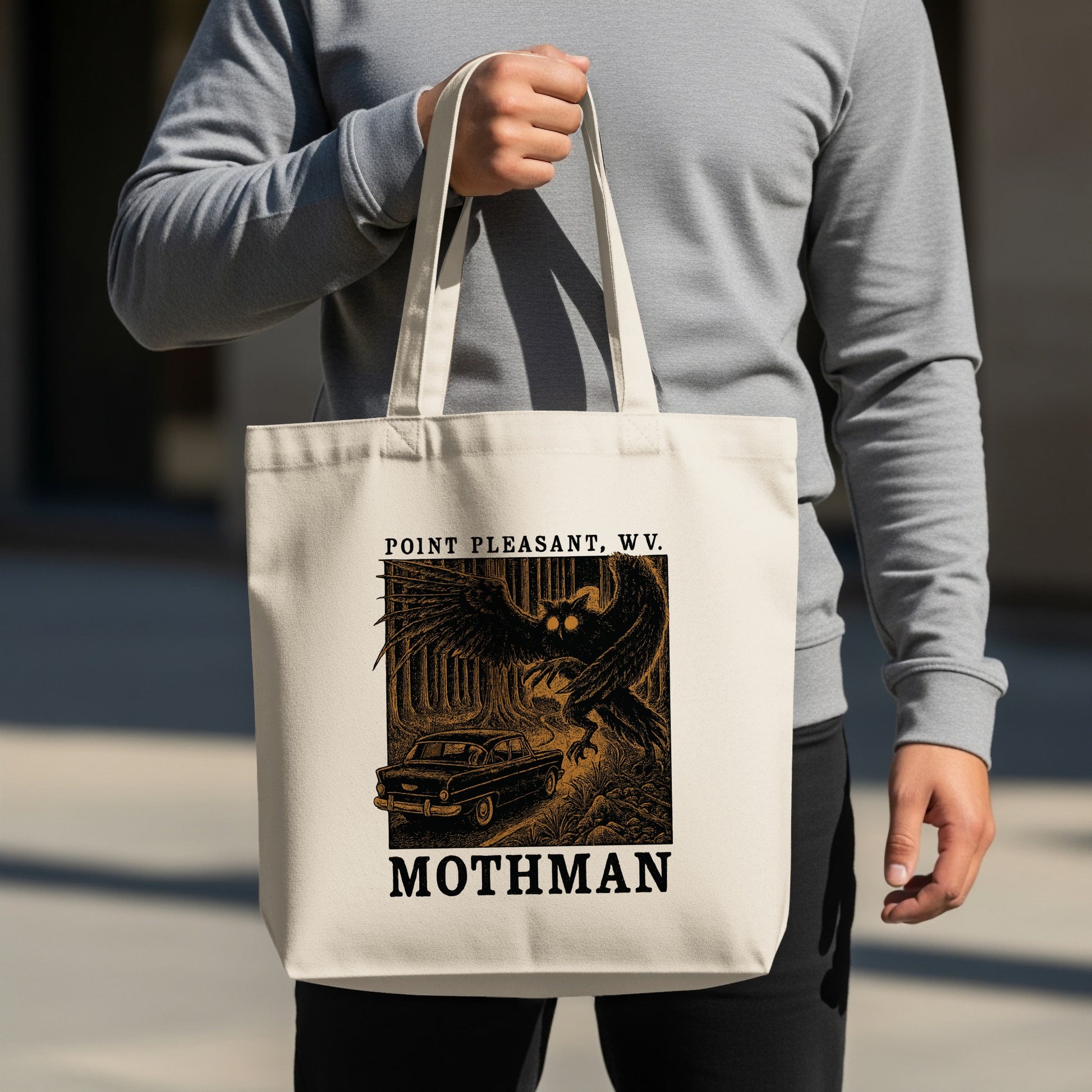 Point Pleasant W.V. Mothman Artwork Bag product type
