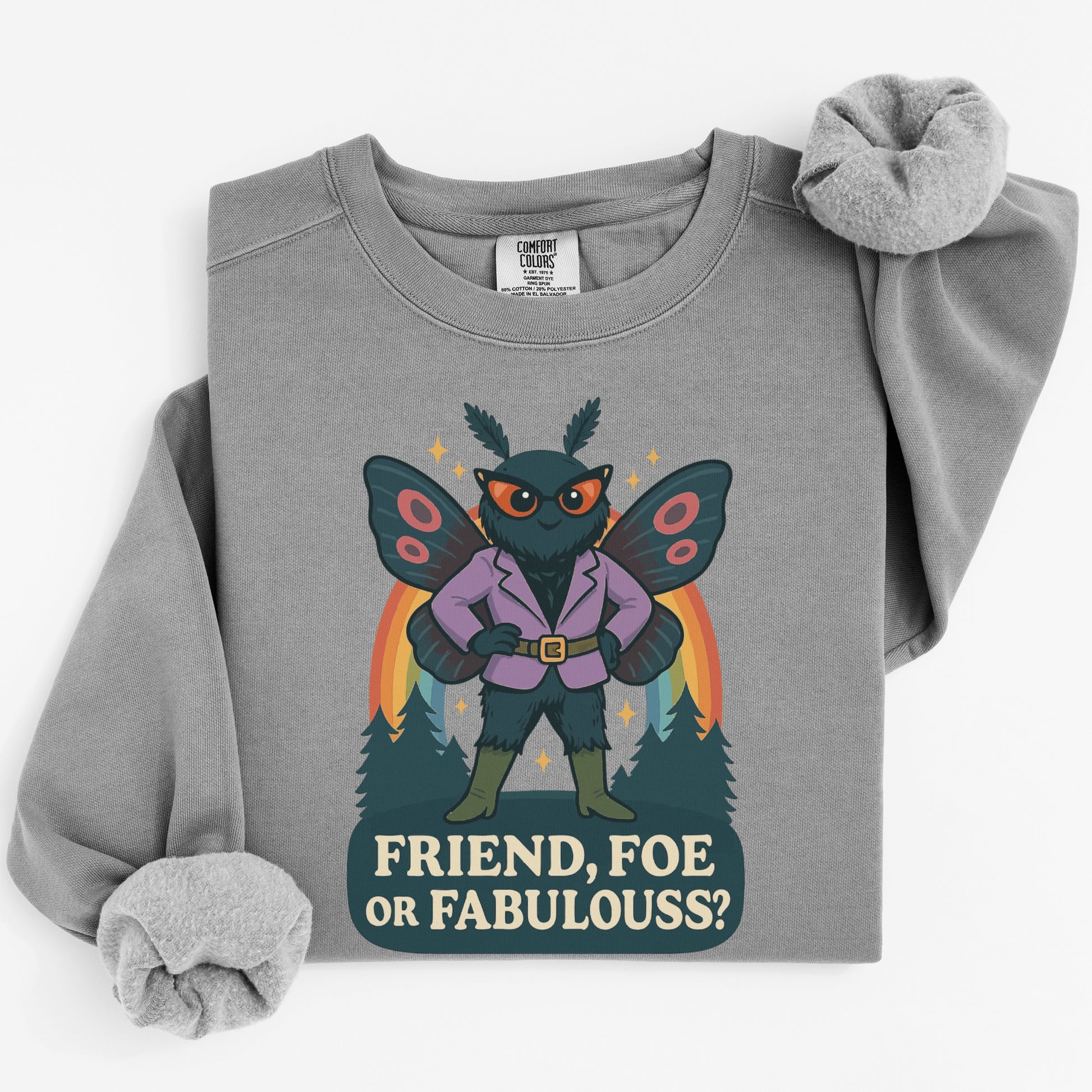 Friend Foe Or Fabulous Graphic Design Sweatshirt product type