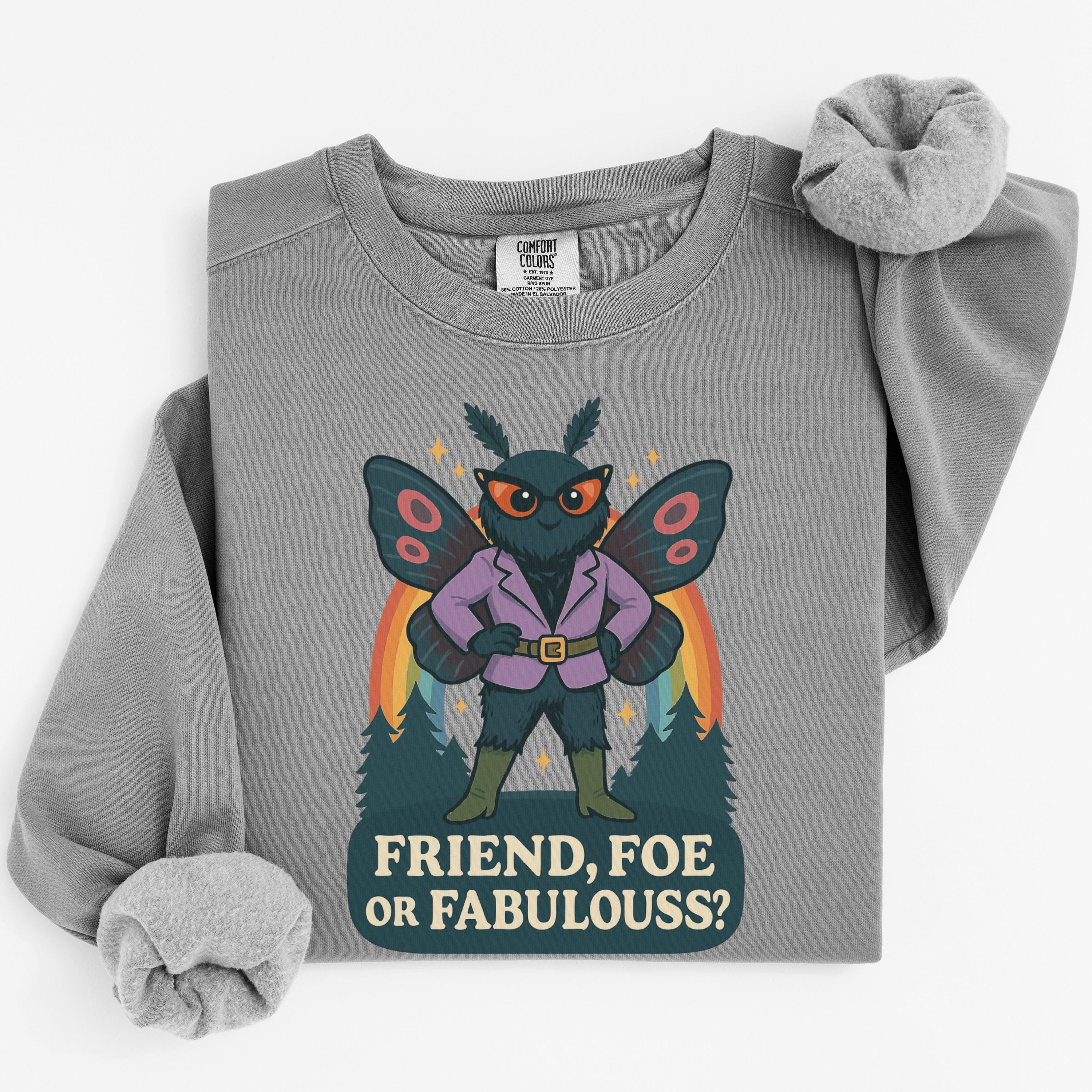 Friend Foe Or Fabulous Graphic Design Sweatshirt product type