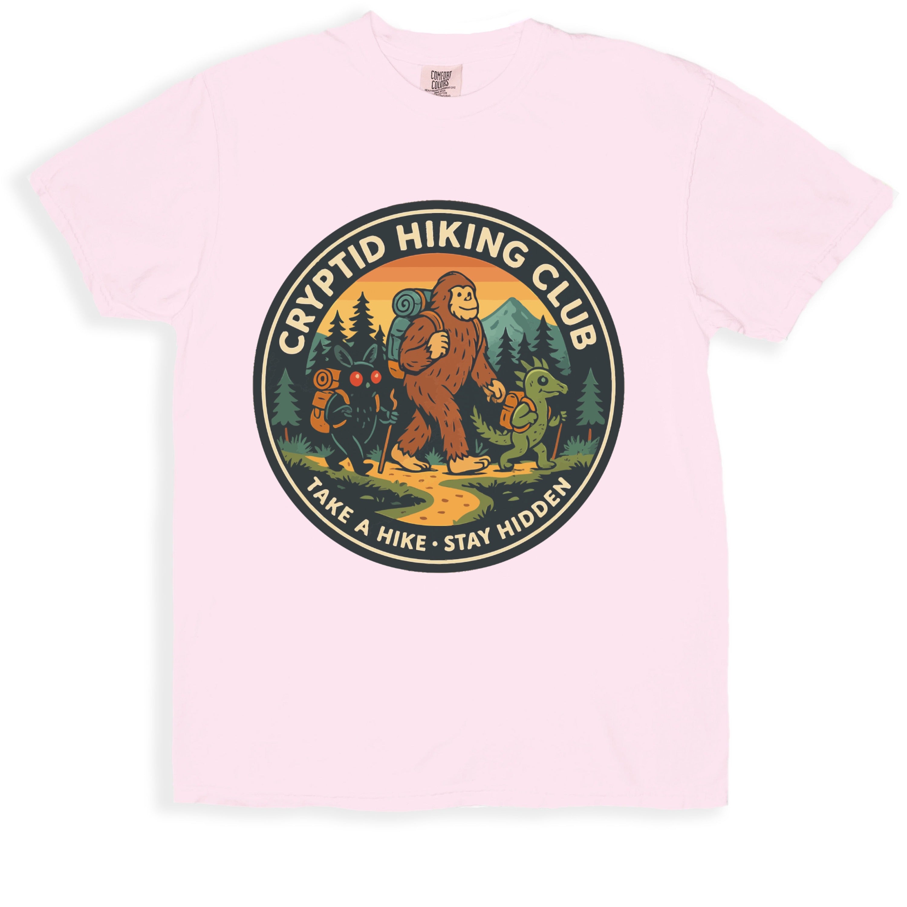 Cryptid Hiking Club Take A Hike Stay Hidden product type