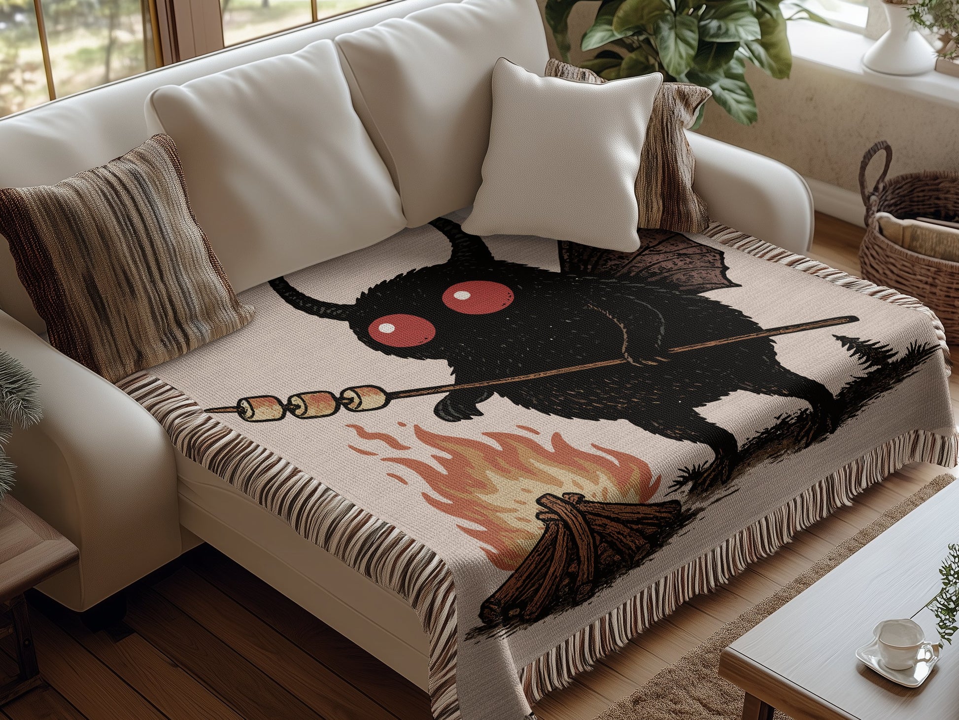 Adorable Cartoon Creature Printed Blanket product