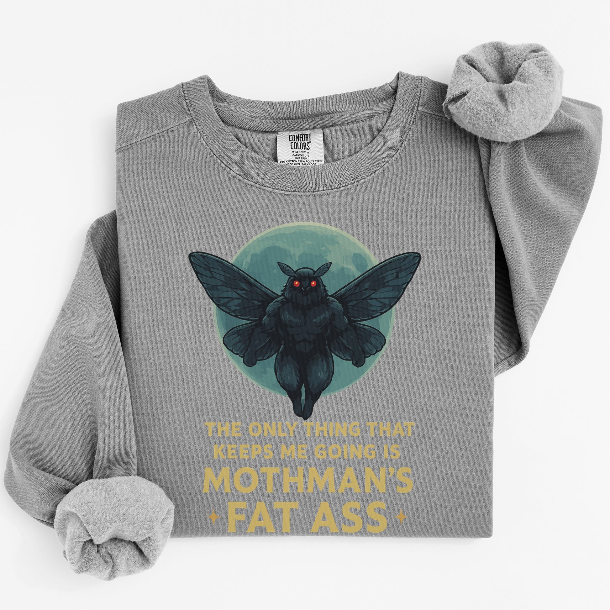 Mothman Fat Ass Fun Sweatshirt Casual Apparel product type