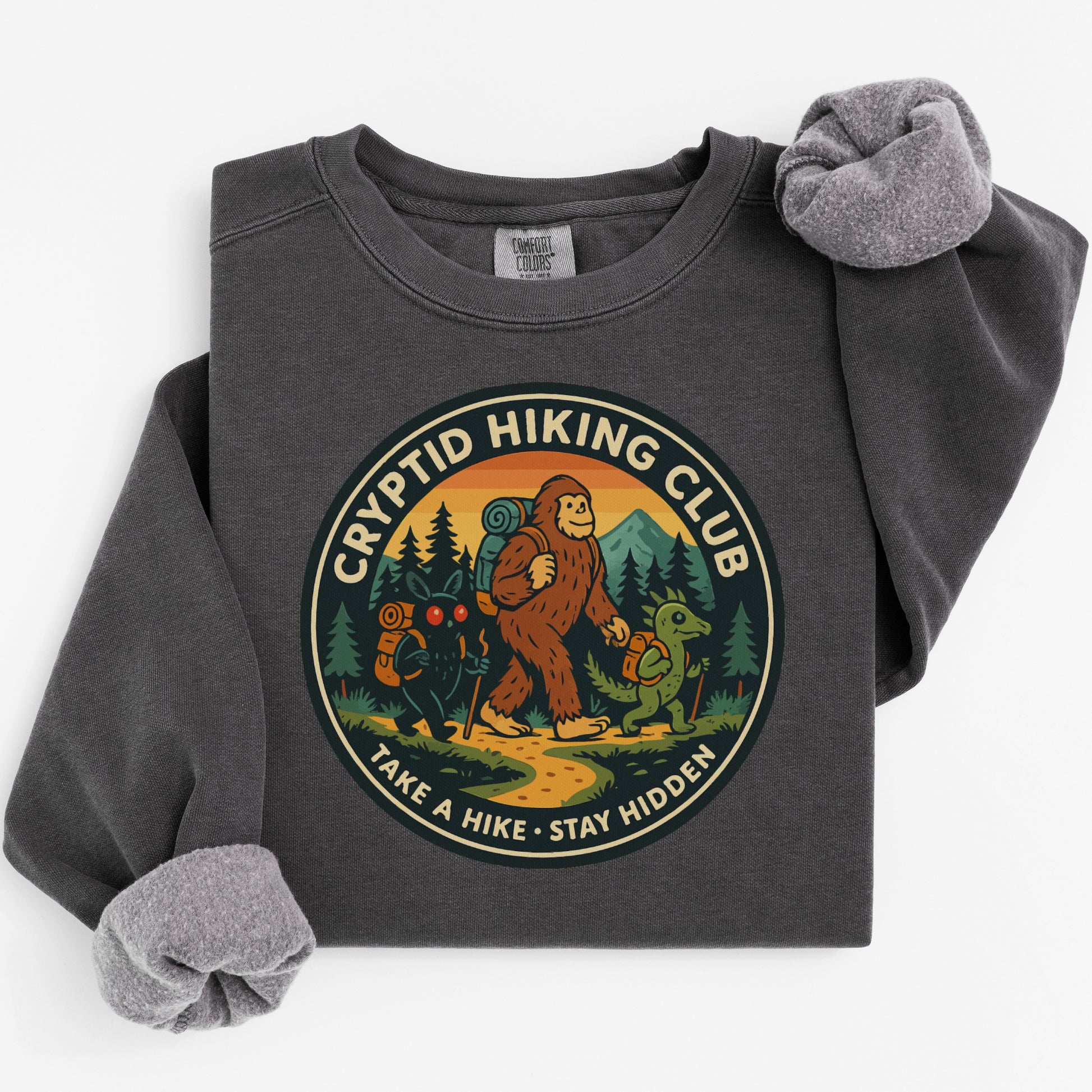 Cryptid Hiking Club Graphic Sweatshirt product