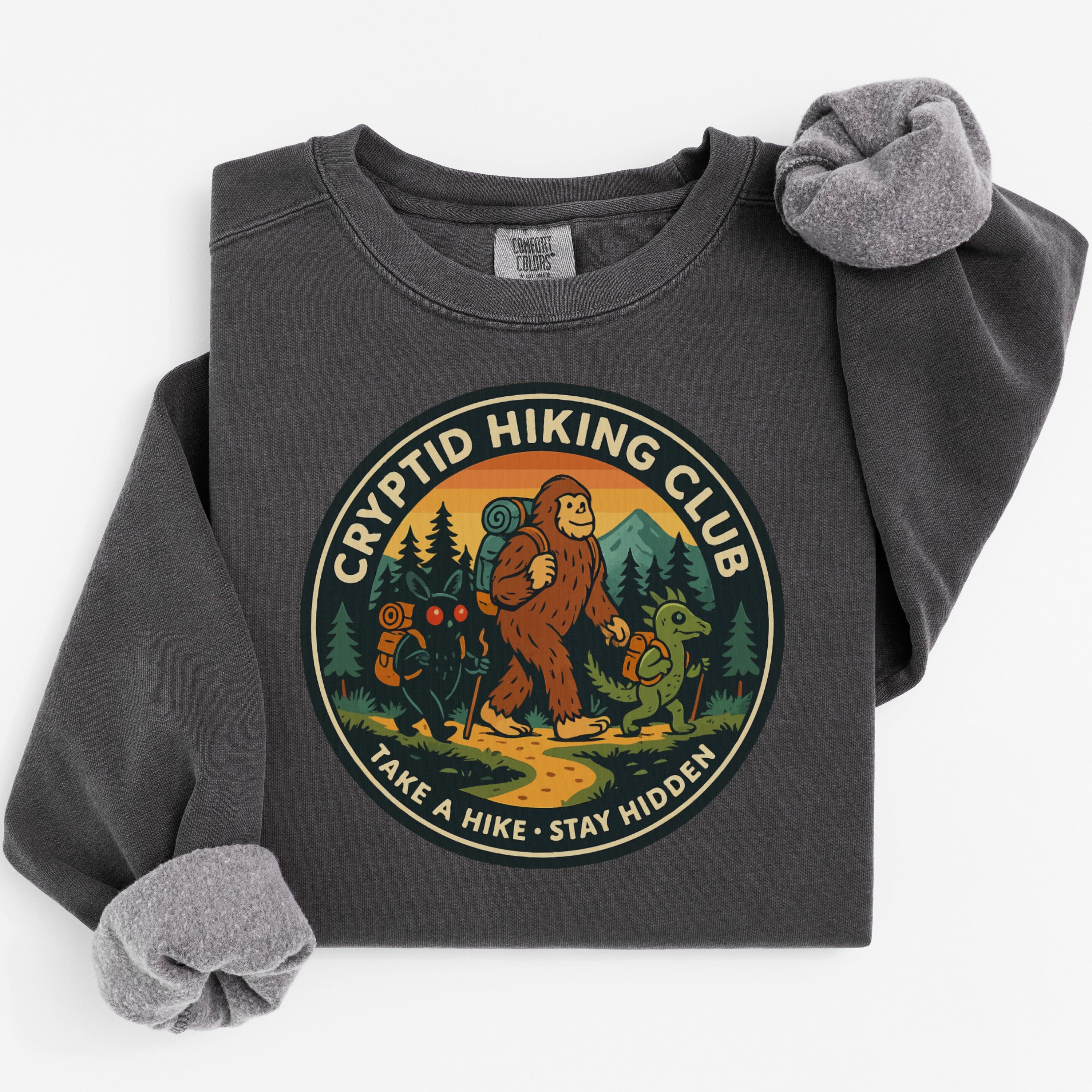 Cryptid Hiking Club Graphic Sweatshirt product