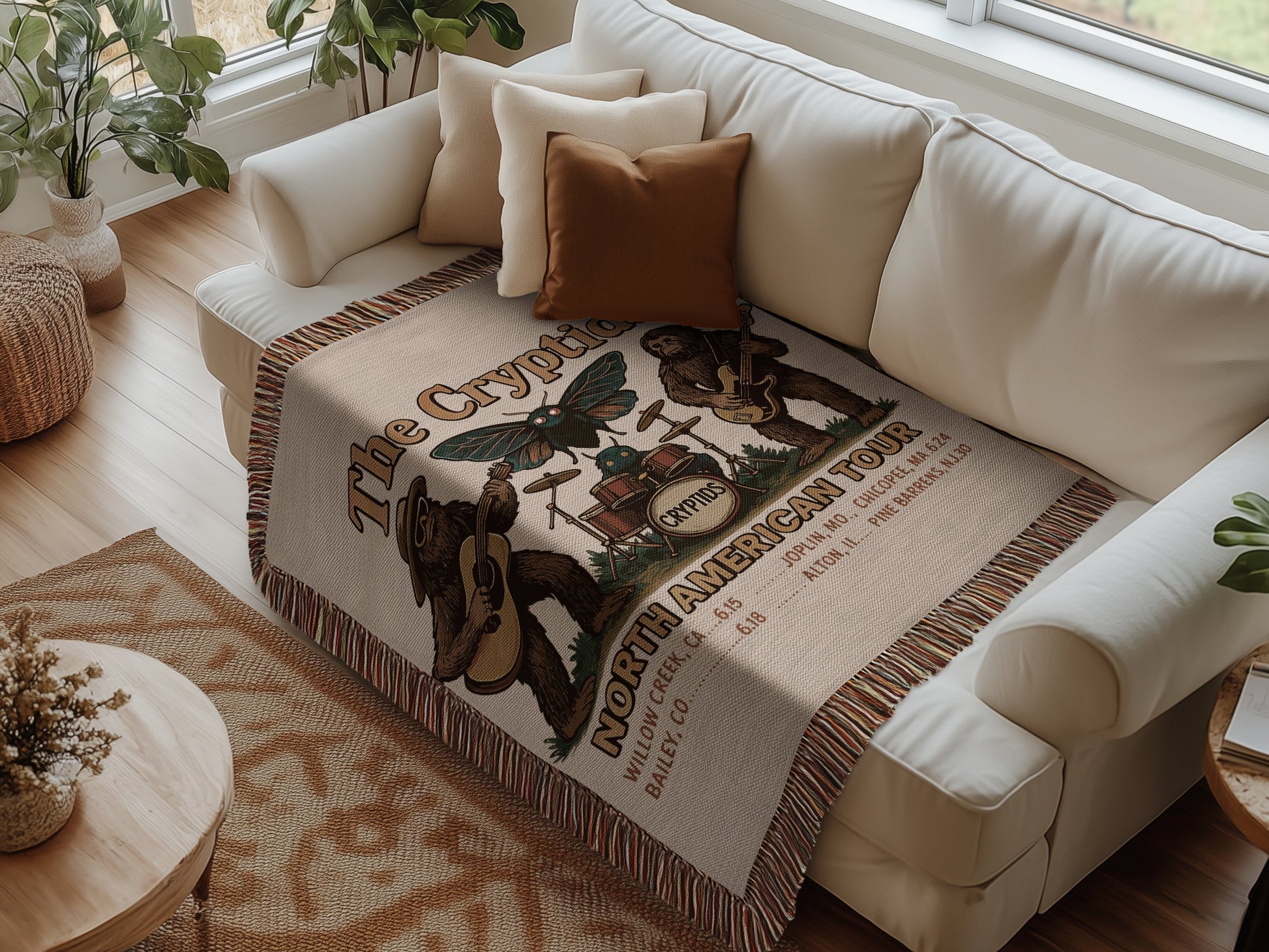 The Cryptid Band North American Tour Blanket product