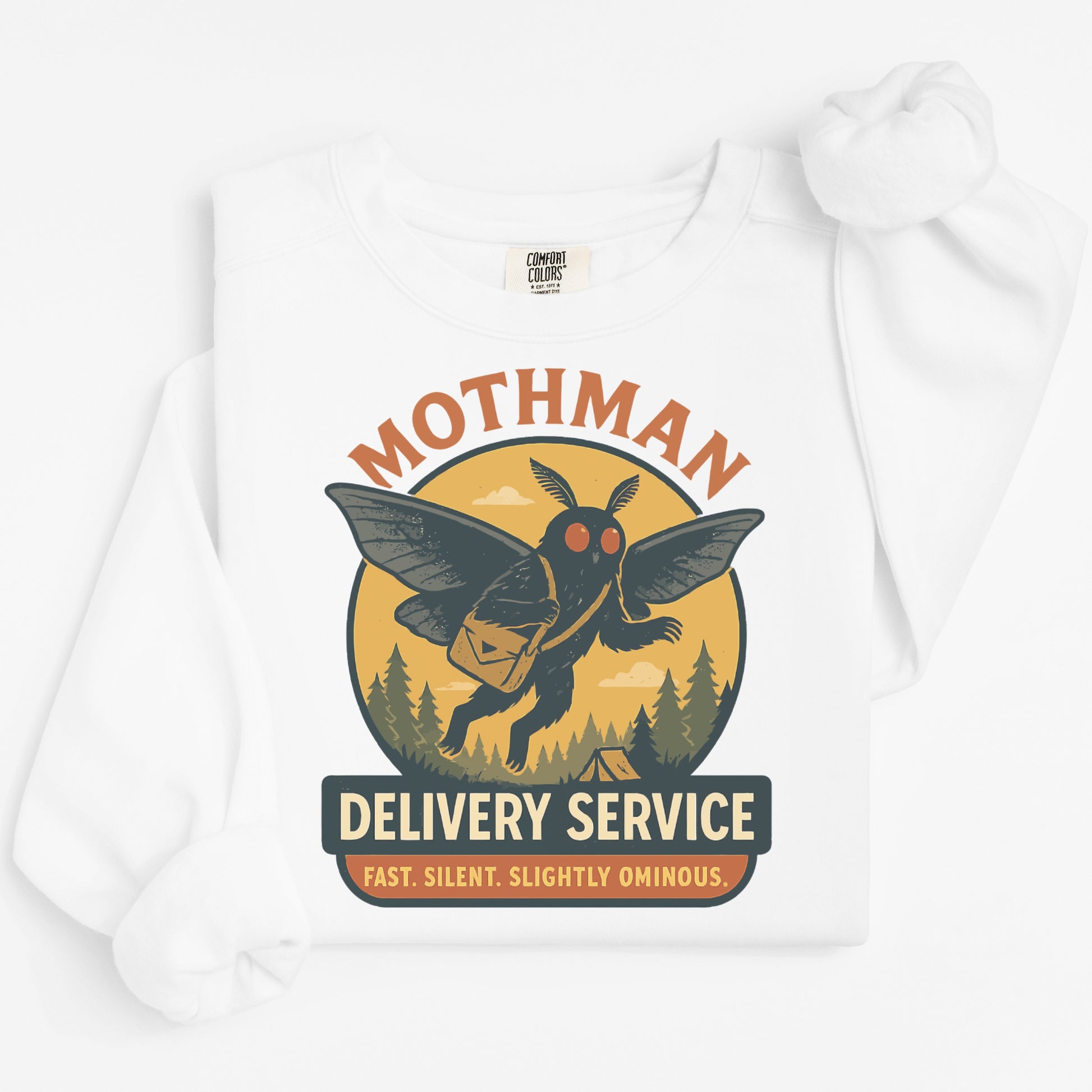 Mothman Delivery Service Fast Silent Slightly Ominous product type