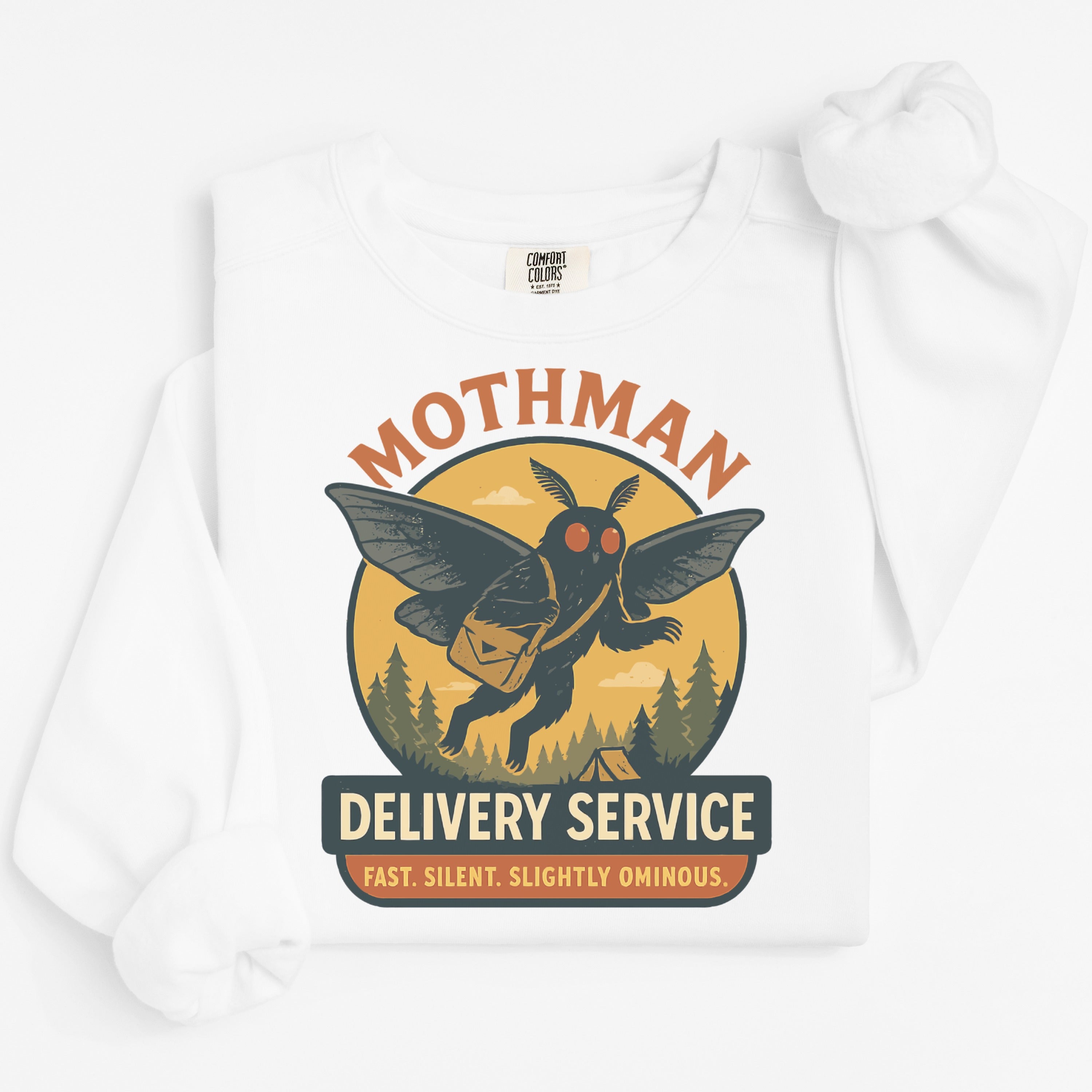 Mothman Delivery Service Fast Silent Slightly Ominous product type