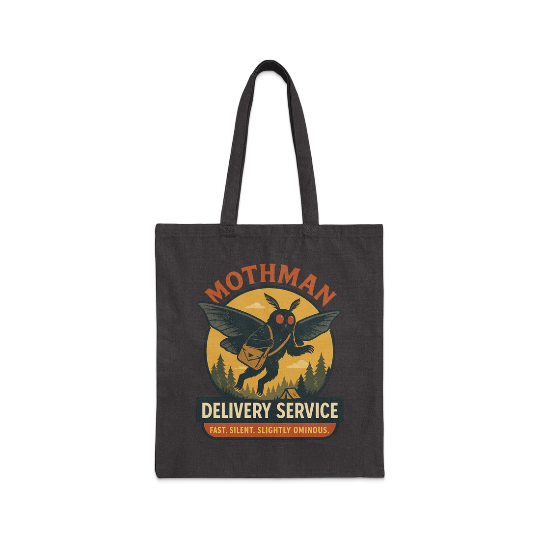 Mothman Delivery Service Fast Silent Tote Bag product
