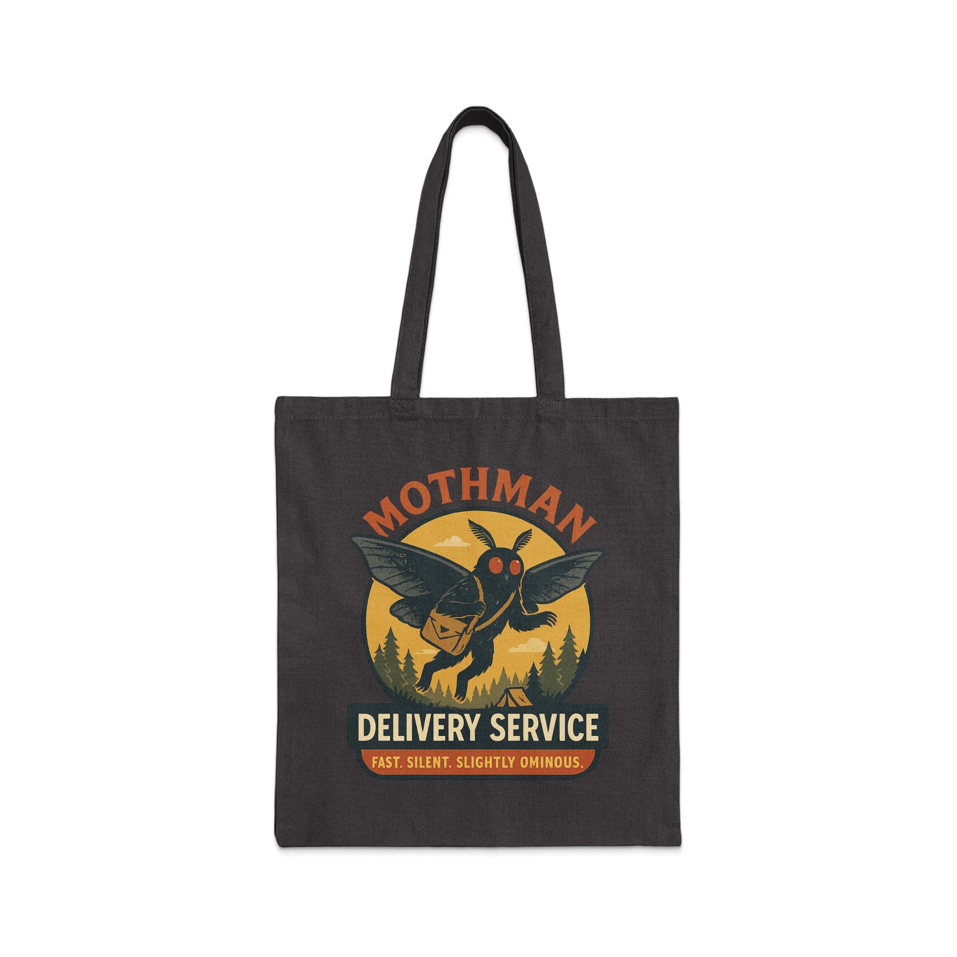 Mothman Delivery Service Silent Ominous Tote Bag product type